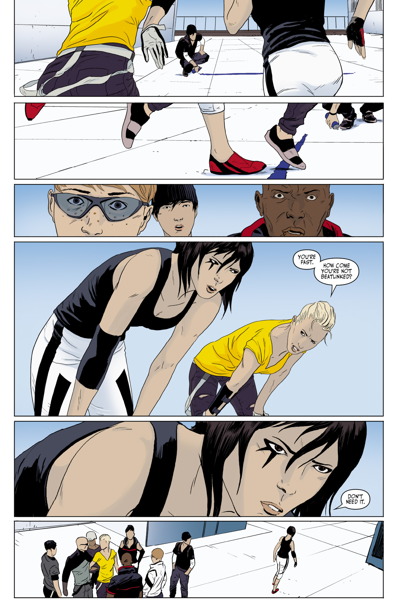 Read online Mirror's Edge: Exordium comic -  Issue #1 - 23