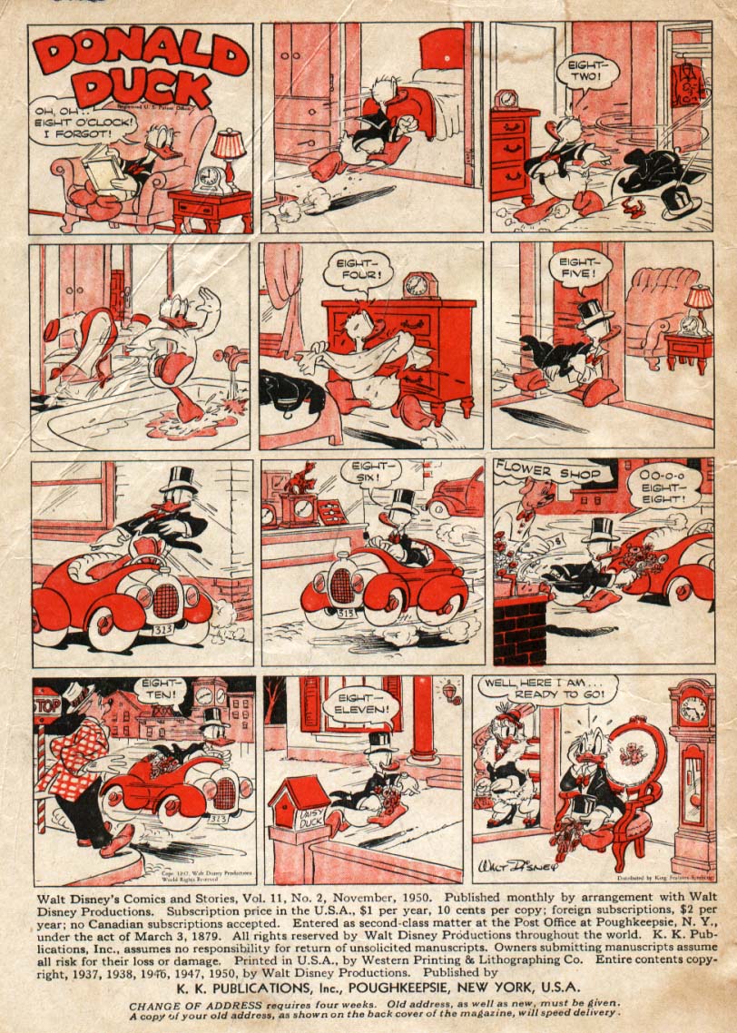 Read online Walt Disney's Comics and Stories comic -  Issue #122 - 2