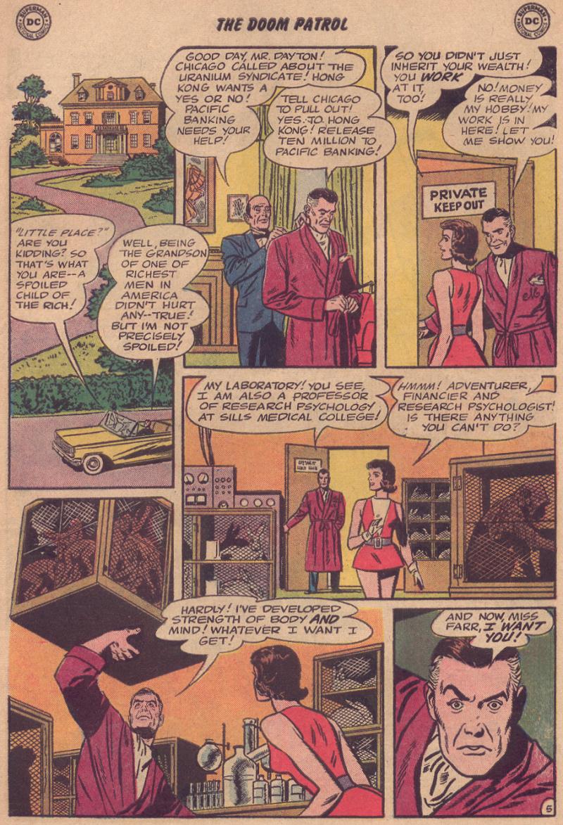 Read online Doom Patrol (1964) comic -  Issue #91 - 6