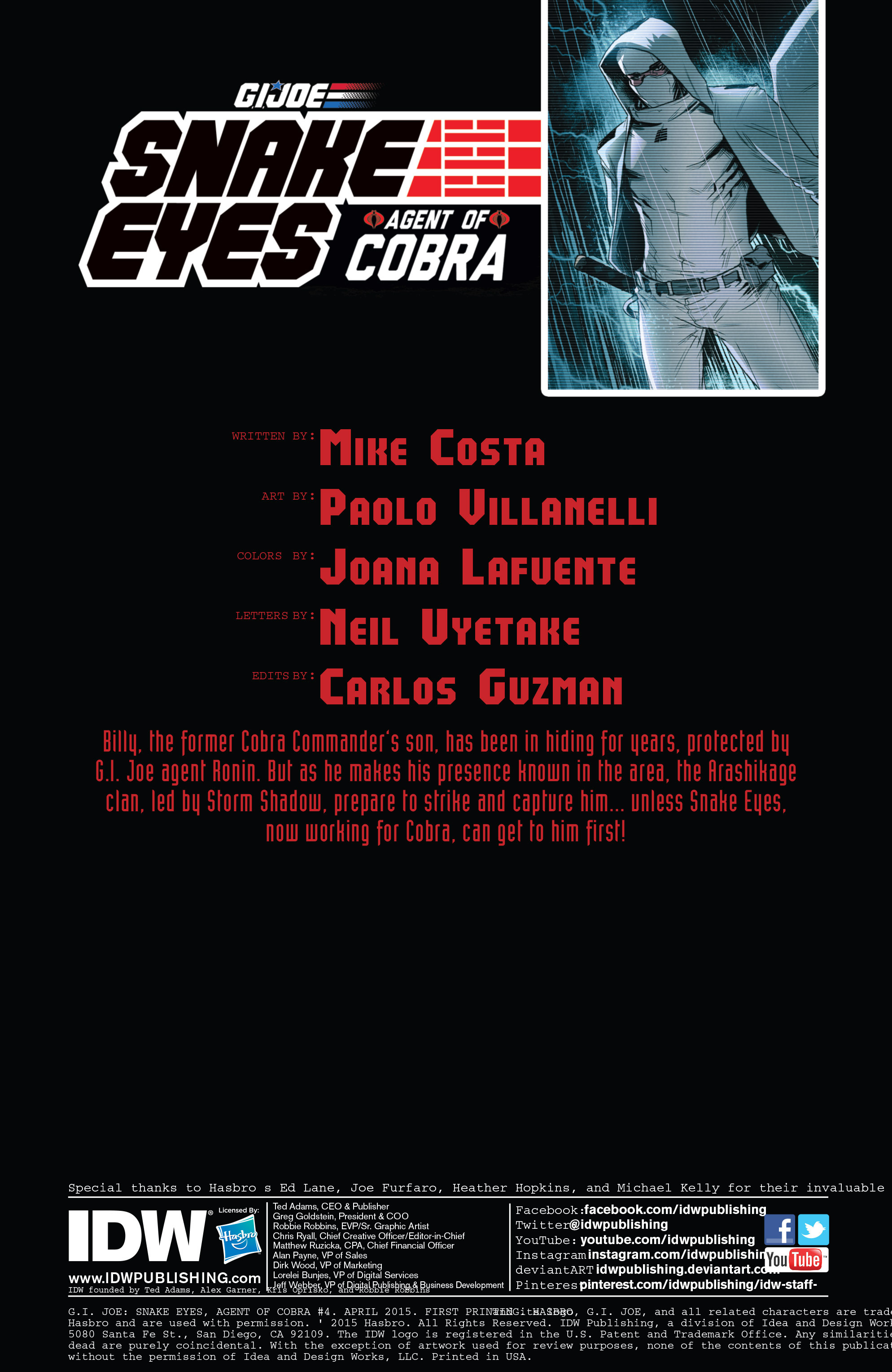 Read online G.I. Joe: Snake Eyes, Agent of Cobra comic -  Issue #4 - 3