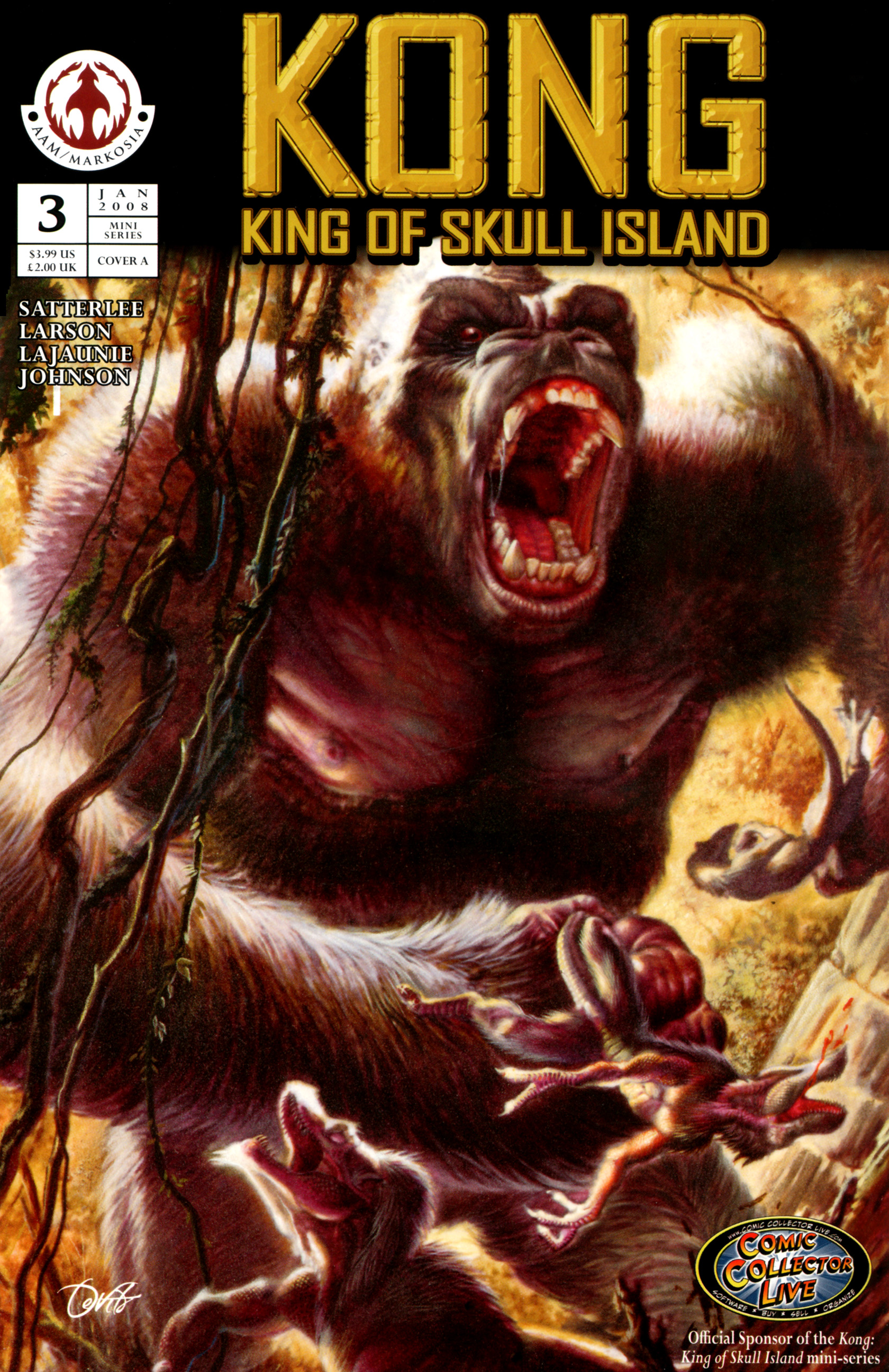 Read online Kong: King Of Skull Island comic -  Issue #3 - 1