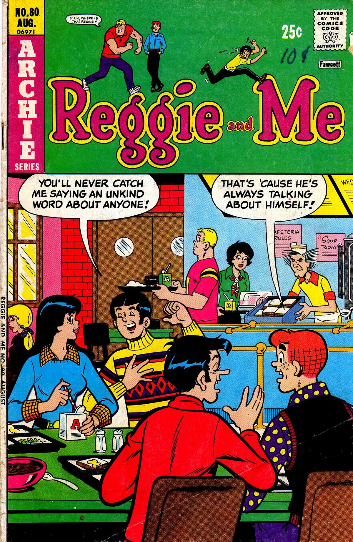Read online Reggie and Me (1966) comic -  Issue #80 - 1