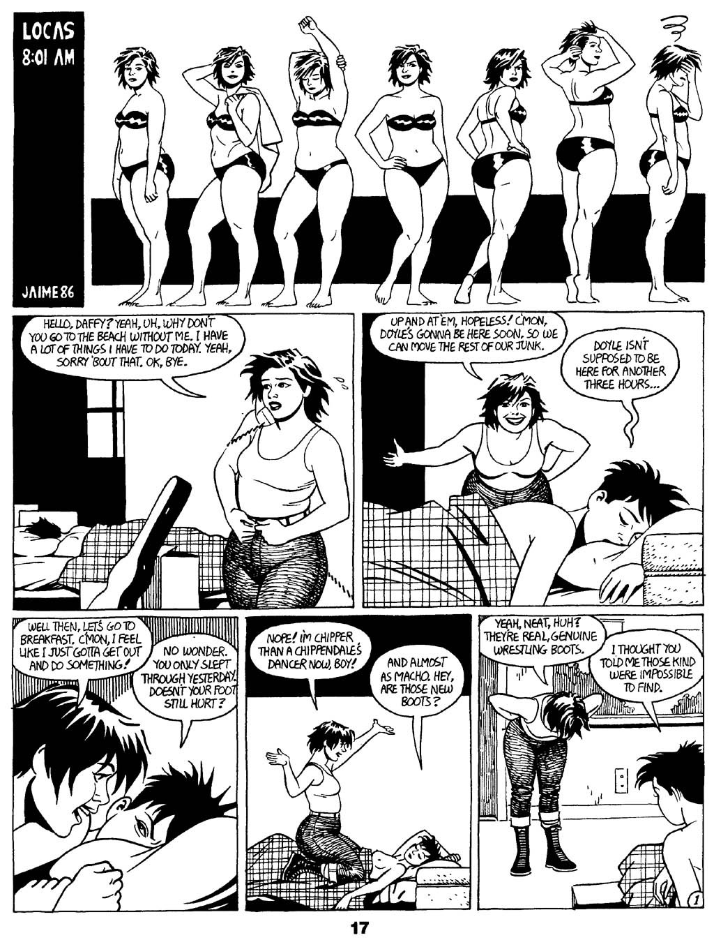 Read online Love and Rockets (1982) comic -  Issue #18 - 19