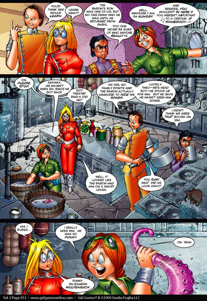 Read online Girl Genius (2002) comic -  Issue #2 - 13