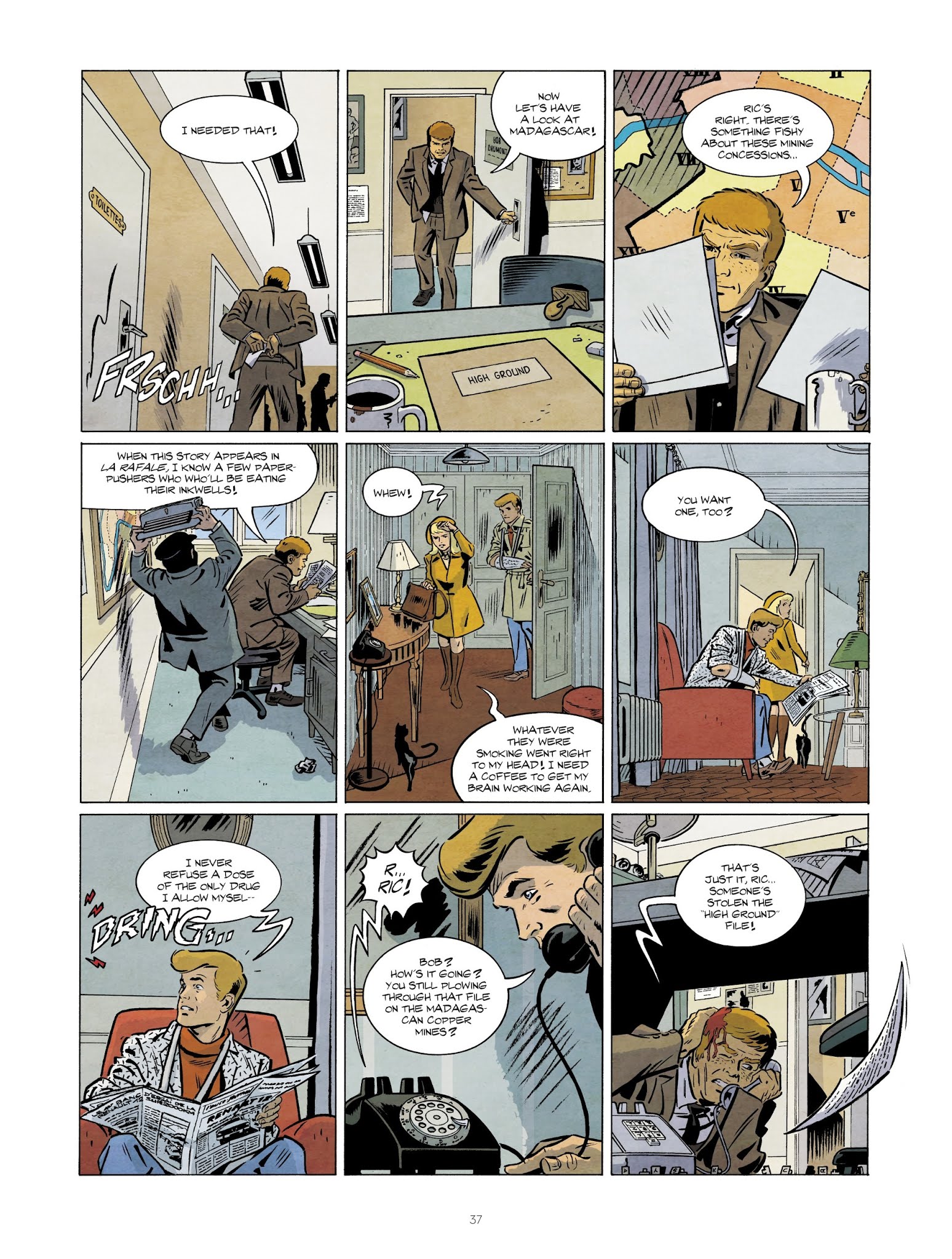 Read online The Mighty Return of Ric Hochet comic -  Issue #2 - 37