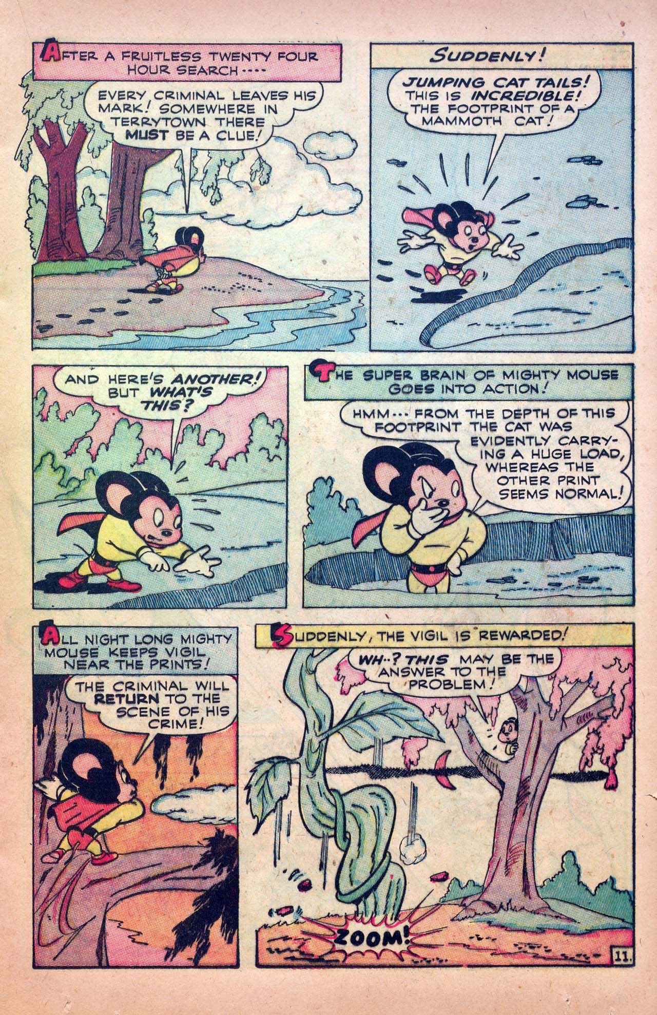 Read online Paul Terry's Mighty Mouse Comics comic -  Issue #4 - 13