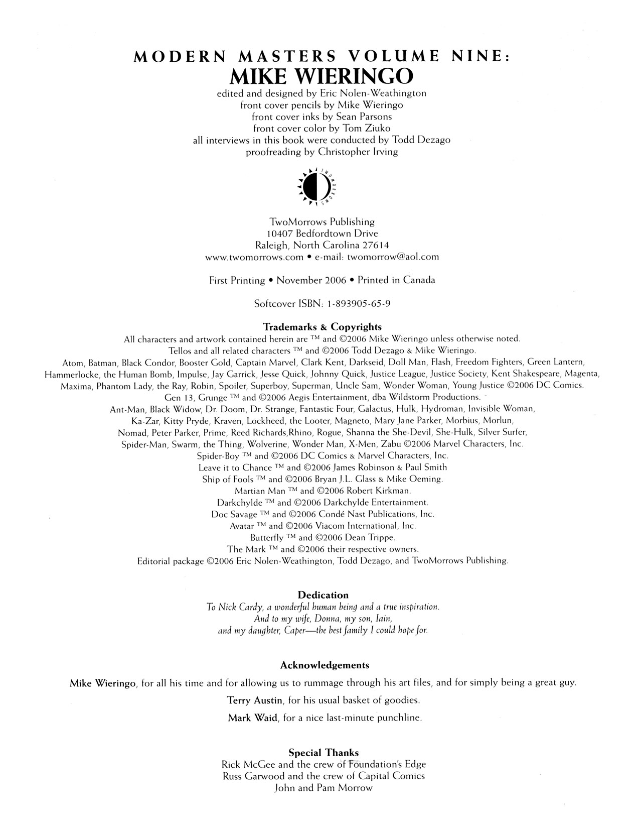 Read online Modern Masters comic -  Issue #9 - 3