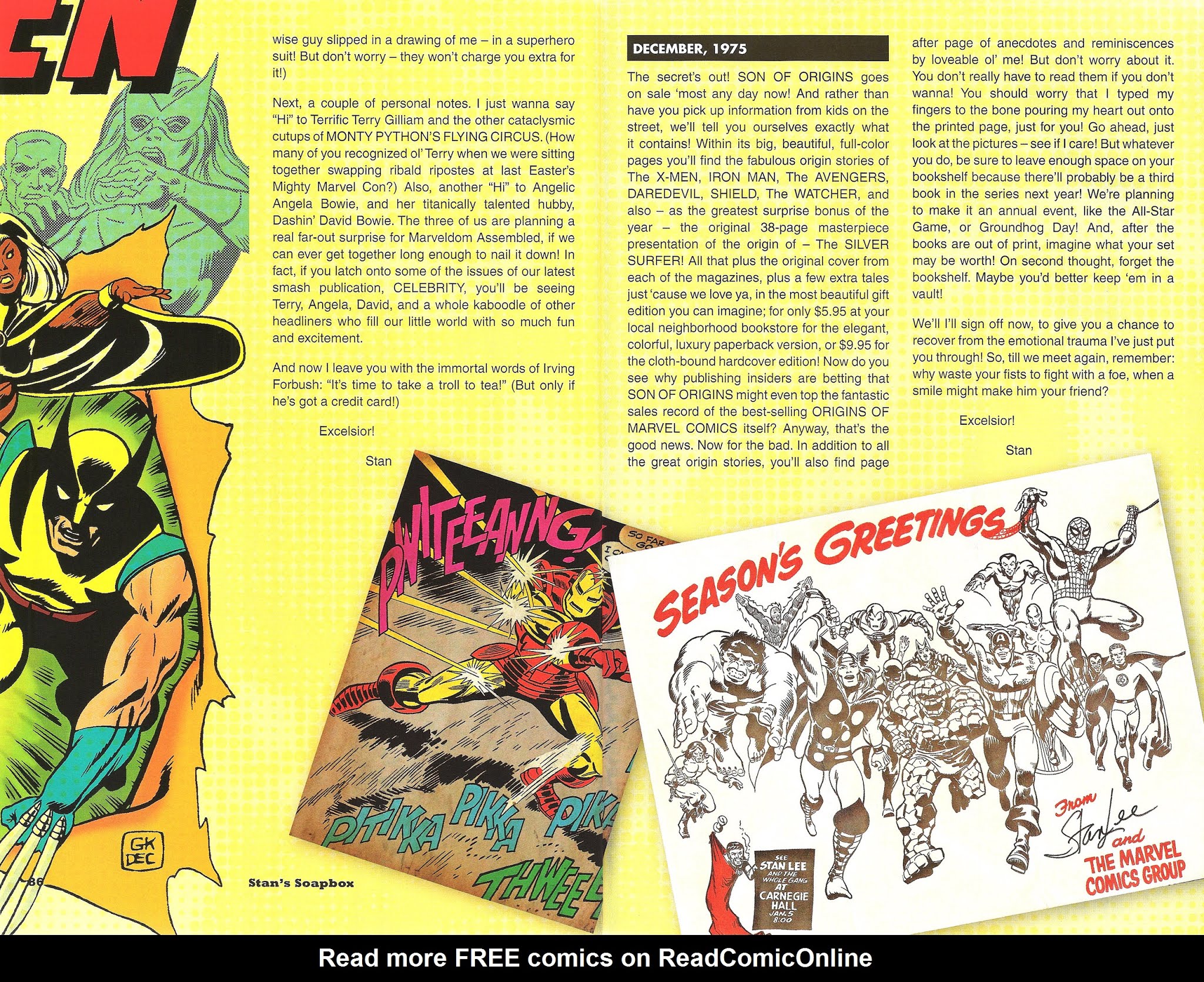 Read online Stan's Soapbox: The Collection comic -  Issue # TPB - 76