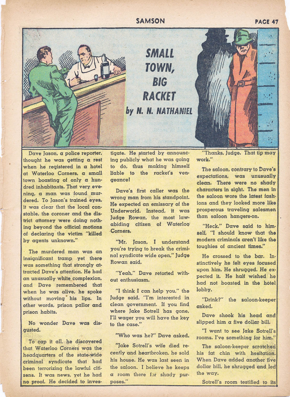 Read online Samson (1940) comic -  Issue #4 - 48