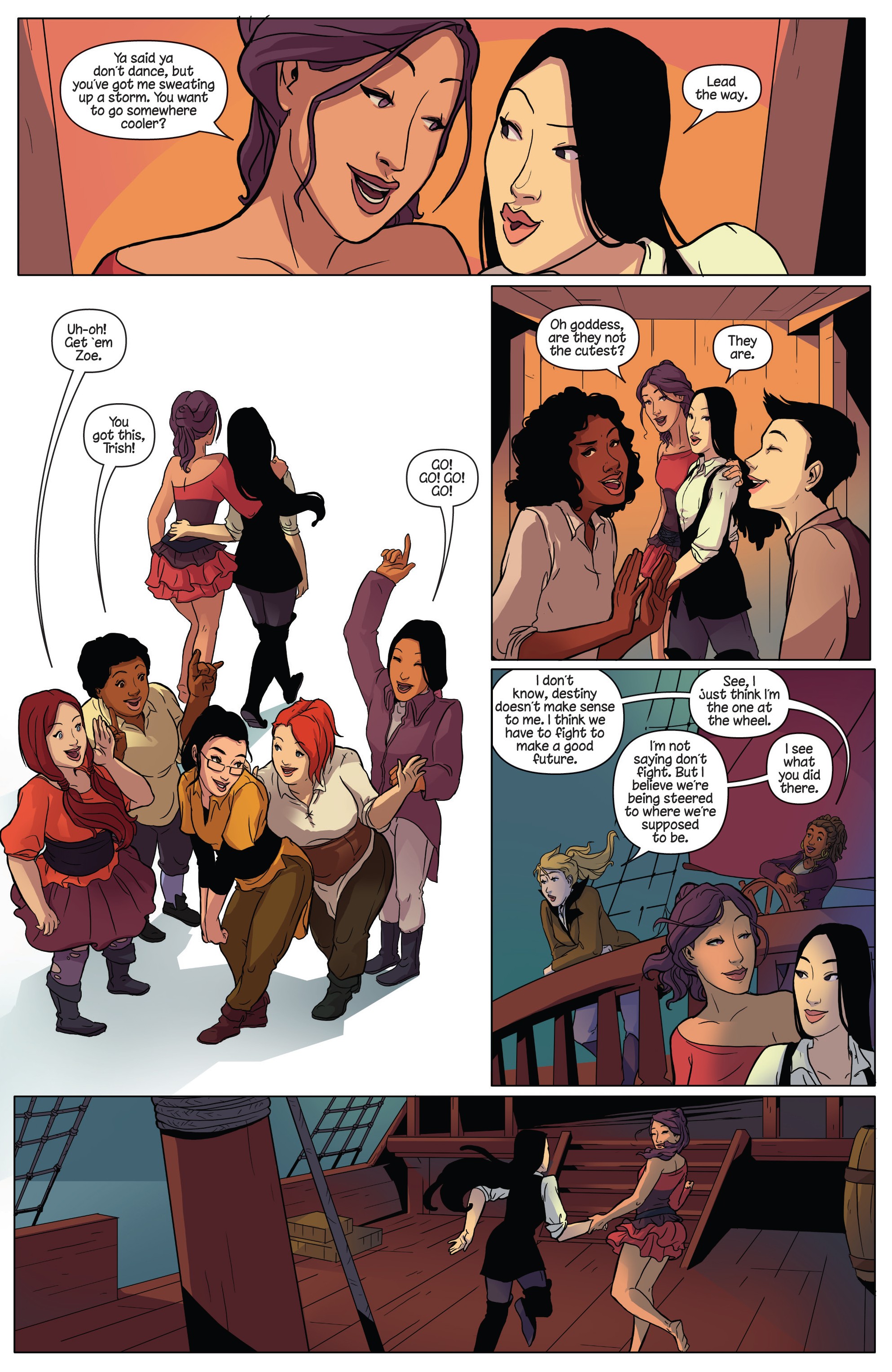 Read online Princeless Raven Year Two: Love and Revenge comic -  Issue # _TPB Two Ships In the Night - 19