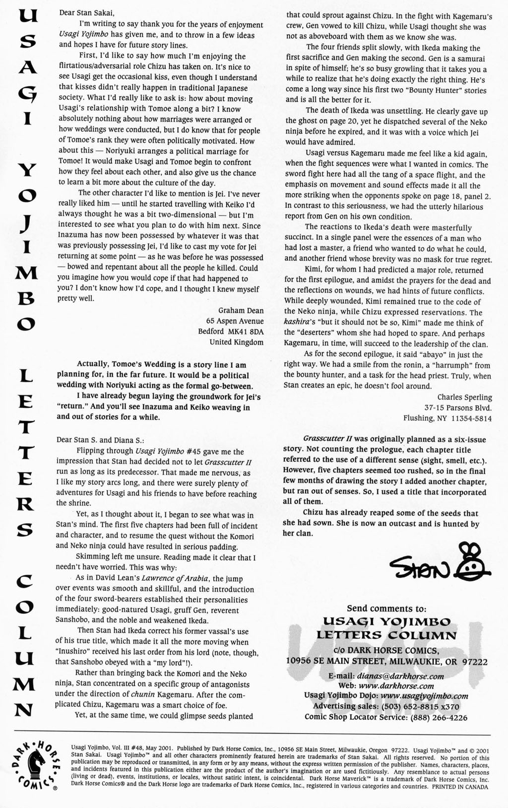 Read online Usagi Yojimbo (1996) comic -  Issue #48 - 26