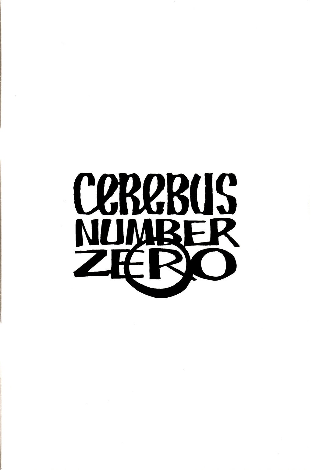 Read online Cerebus comic -  Issue #0 - 3