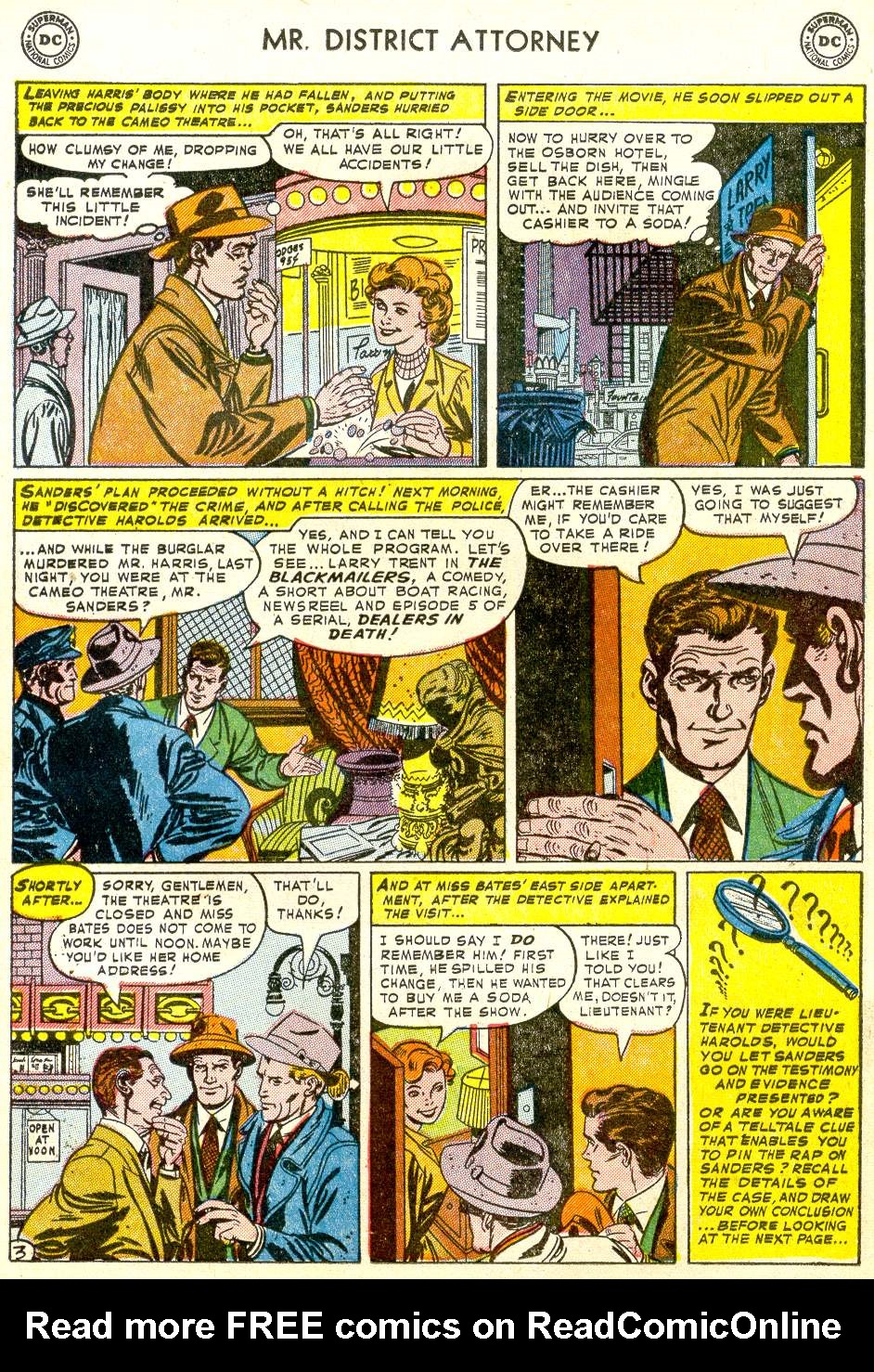 Read online Mr. District Attorney comic -  Issue #31 - 25