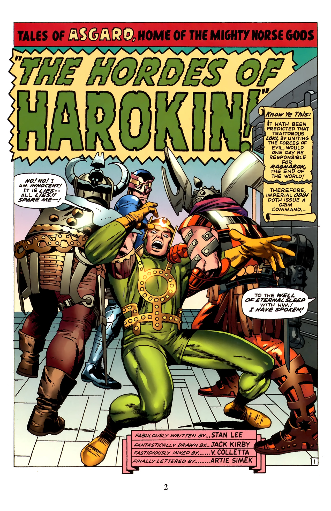 Read online Thor: Tales of Asgard by Stan Lee & Jack Kirby comic -  Issue #5 - 4