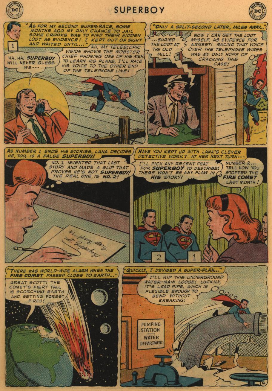Read online Superboy (1949) comic -  Issue #67 - 7
