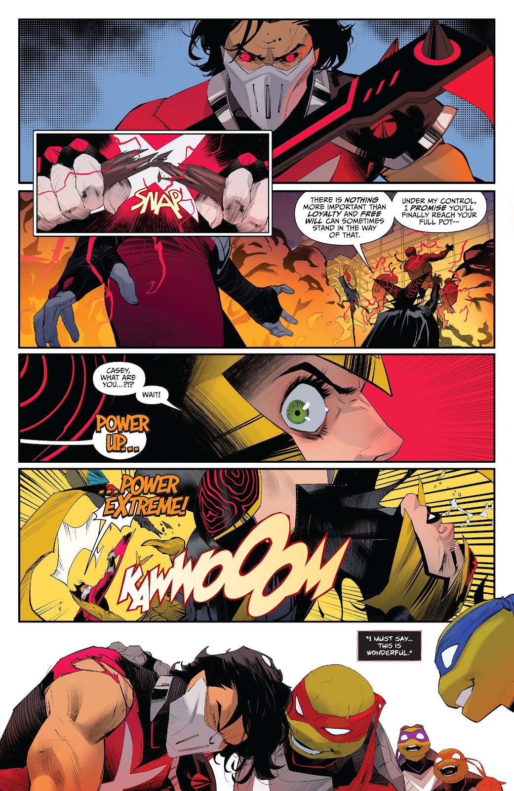 Mighty Morphin Power Rangers/ Teenage Mutant Ninja Turtles II issue 5 - Page 13