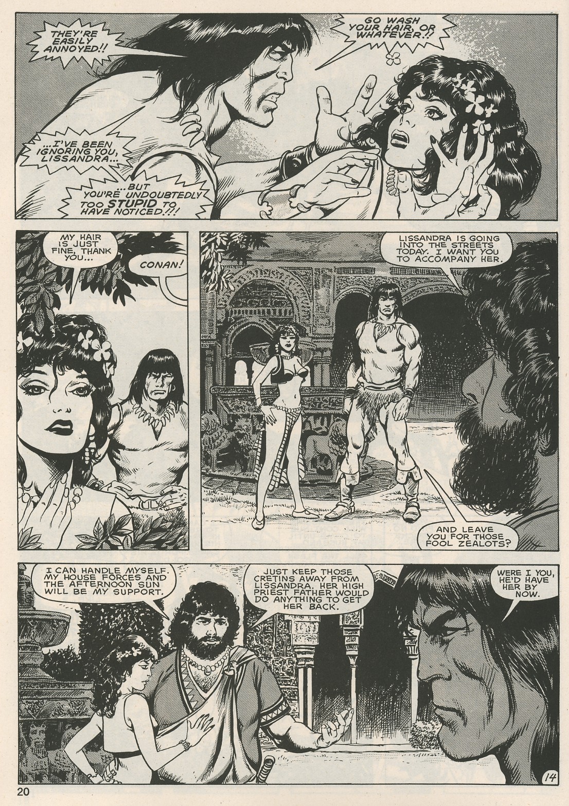 Read online The Savage Sword Of Conan comic -  Issue #125 - 20