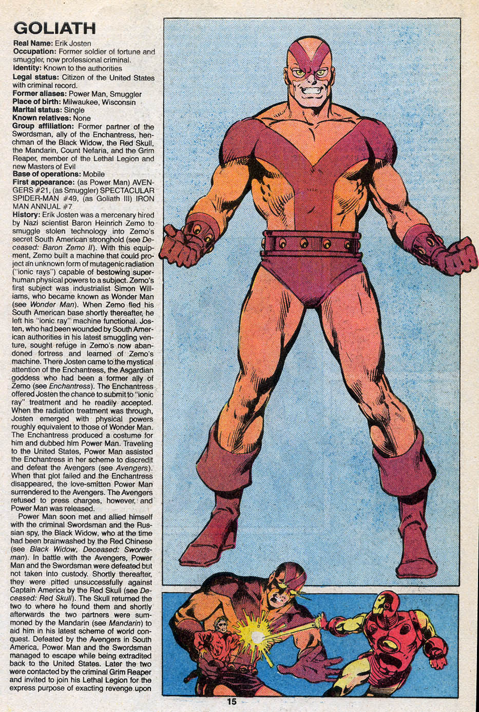 Read online The Official Handbook of the Marvel Universe Deluxe Edition comic -  Issue #5 - 17