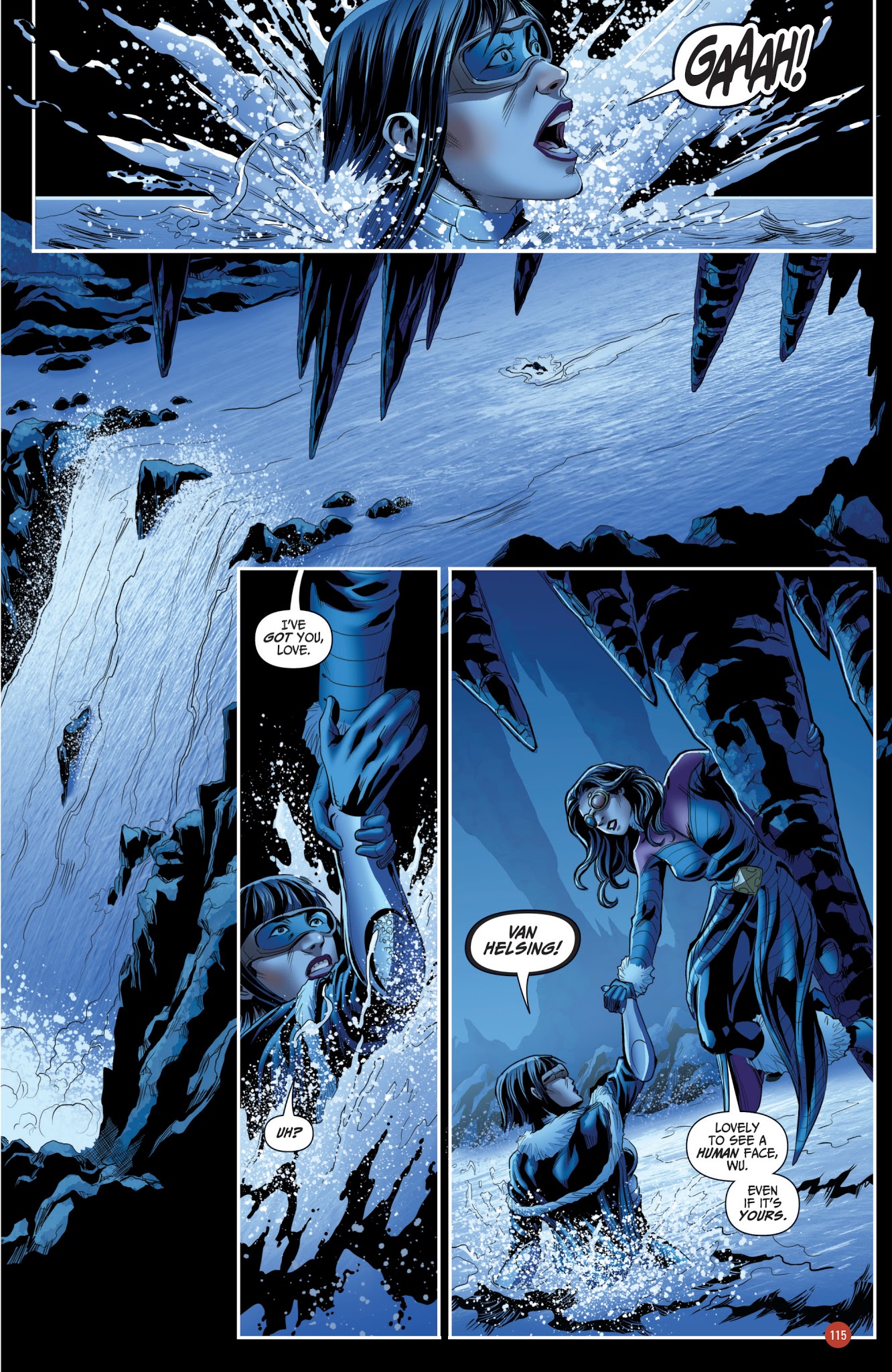 Read online Van Helsing vs. Werewolf comic -  Issue # _TPB 1 - 115