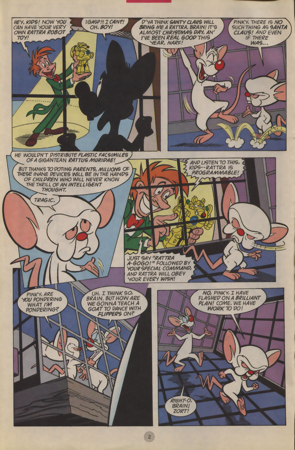 Read online Pinky and The Brain Christmas Special comic -  Issue # Full - 3