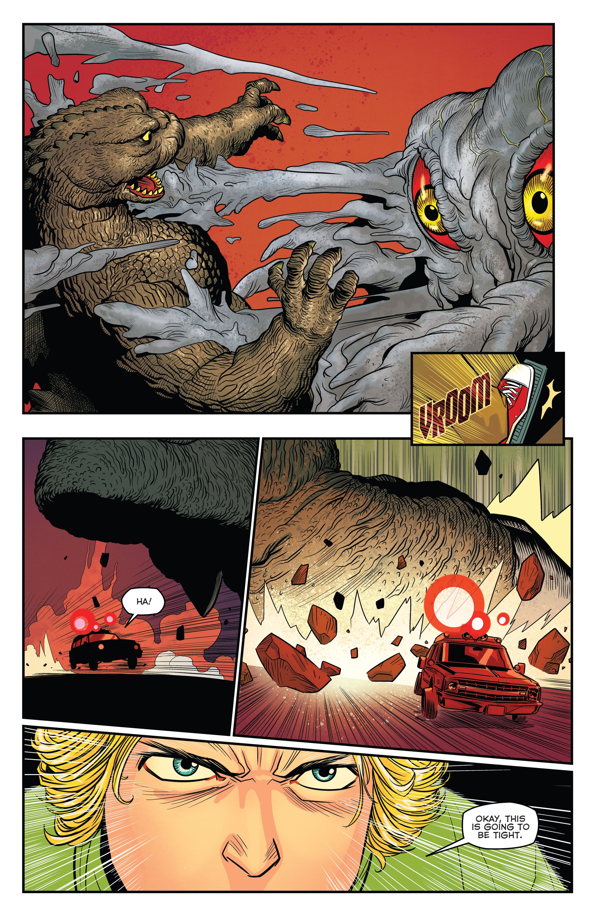 Read online Godzilla Rivals comic -  Issue # Vs. Hedorah - 7