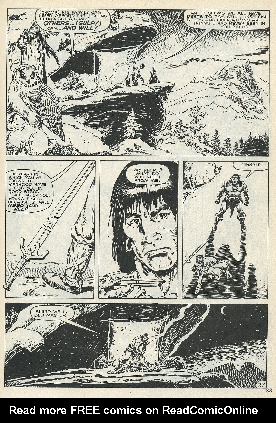 Read online The Savage Sword Of Conan comic -  Issue #132 - 33