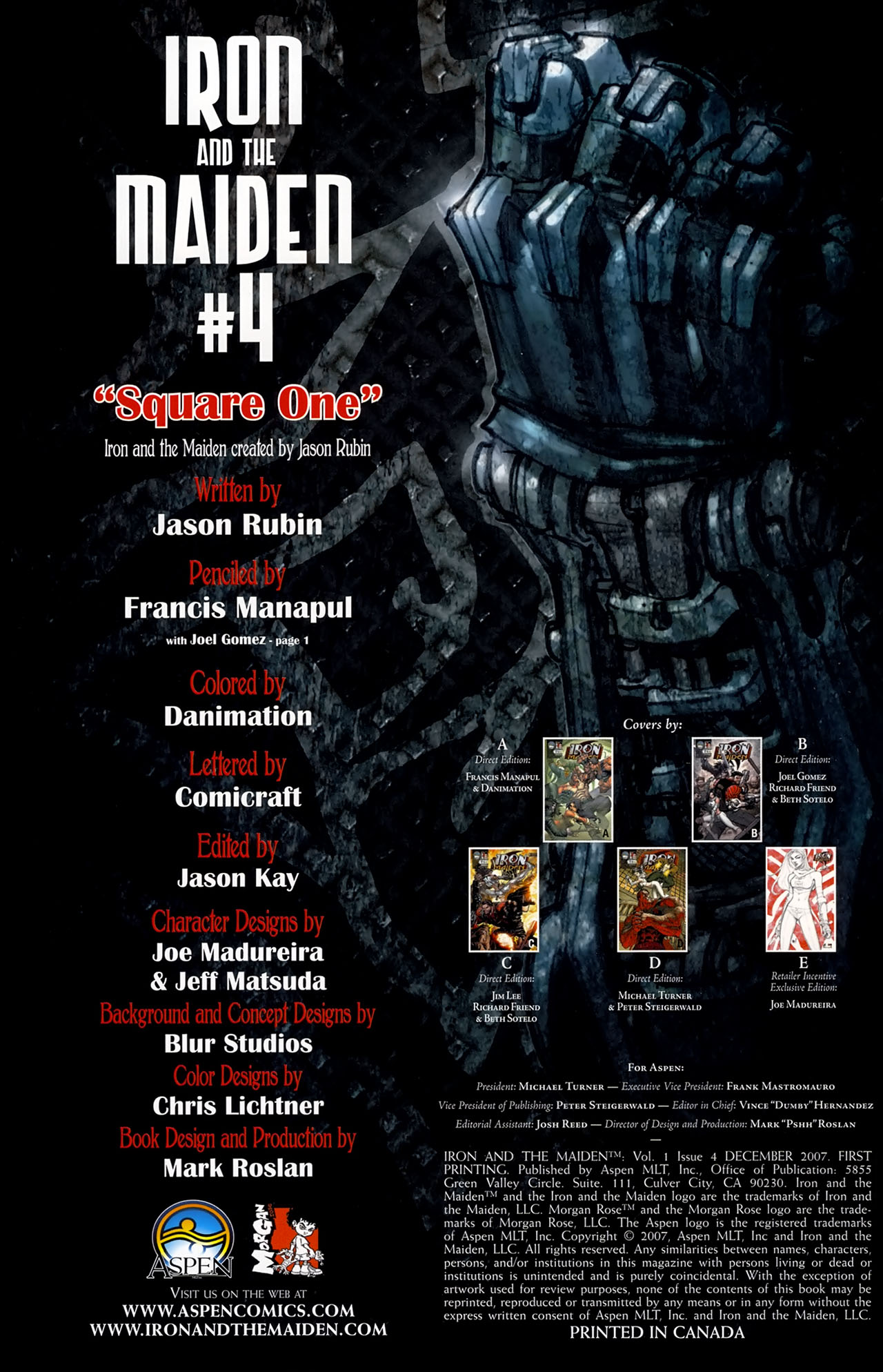 Read online Iron and the Maiden comic -  Issue #4 - 2