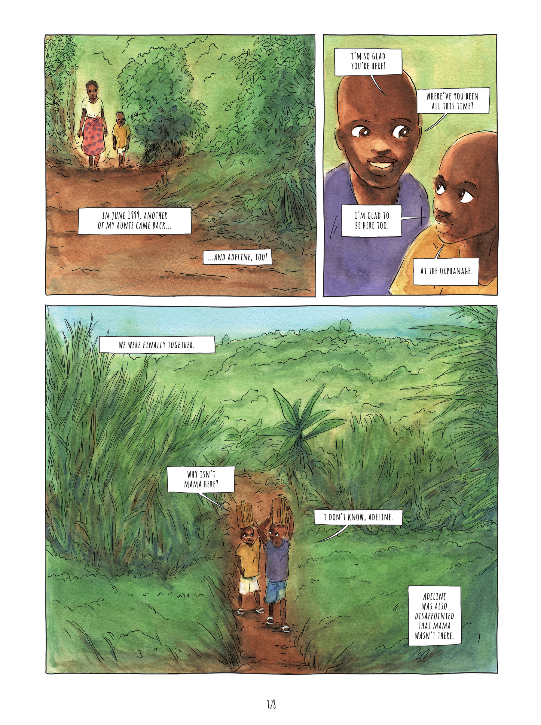 Read online Alice on the Run: One Child's Journey Through the Rwandan Civil War comic -  Issue # TPB - 127