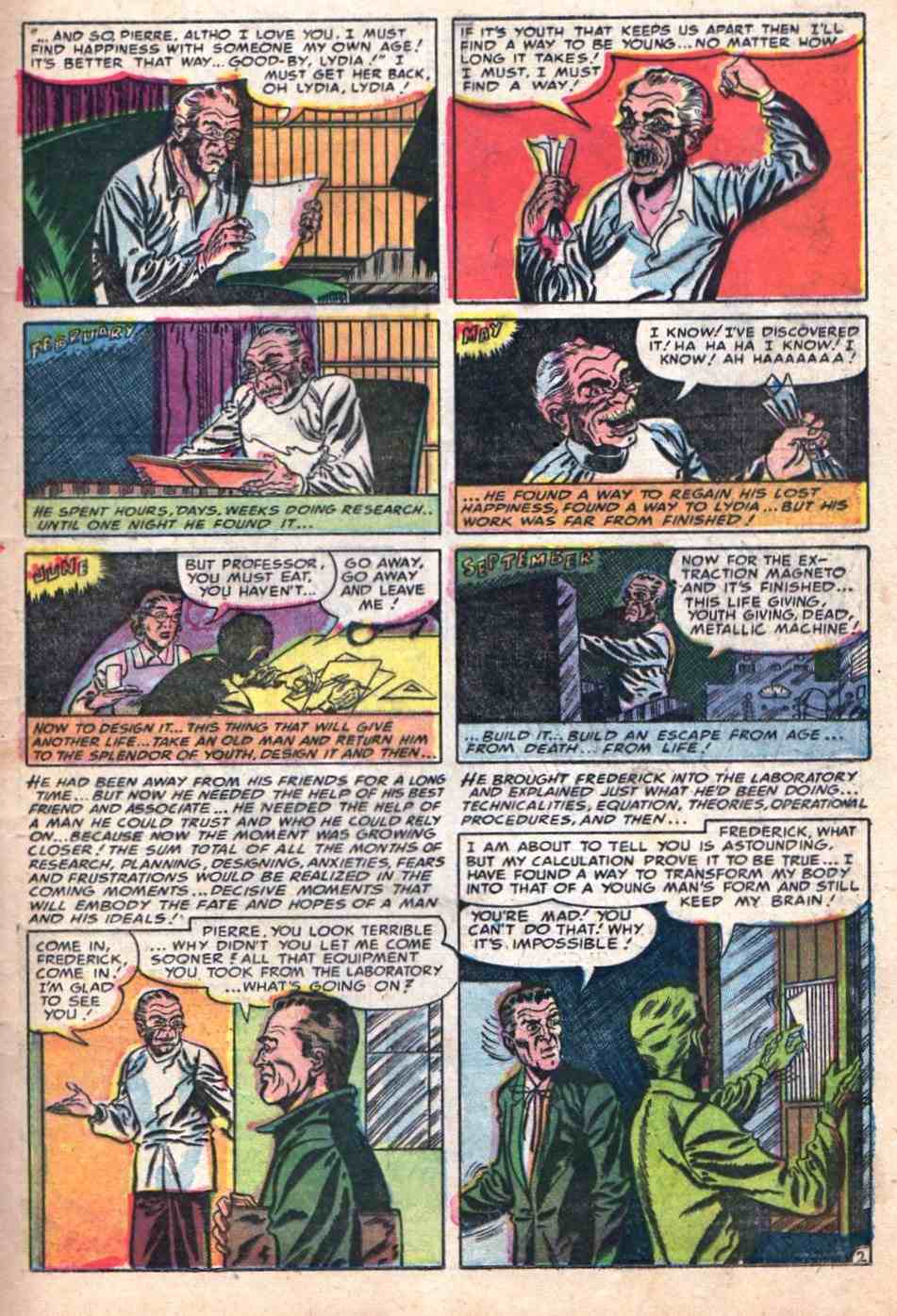 Read online Weird Mysteries (1952) comic -  Issue #10 - 17