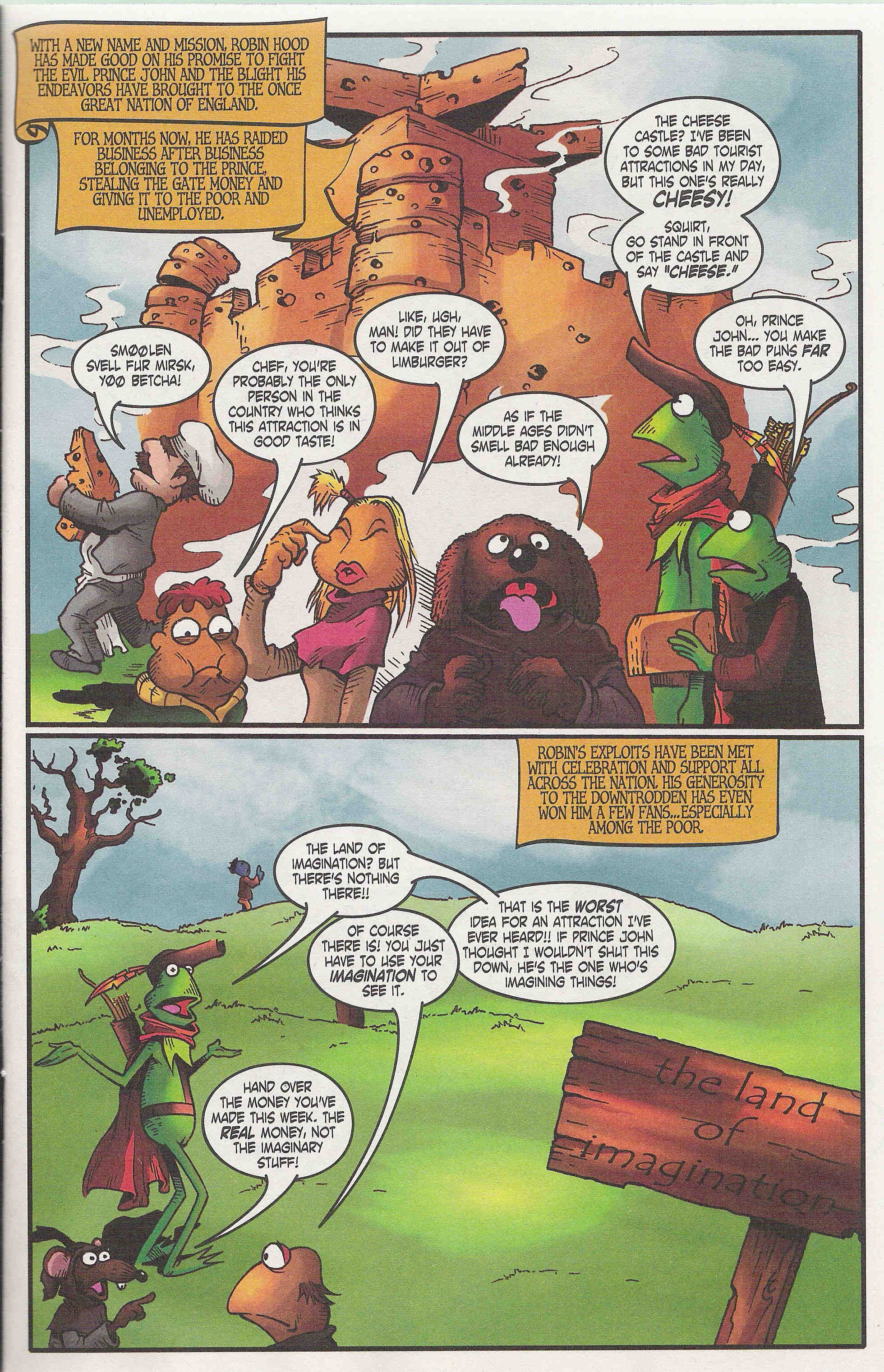 Read online Muppet Robin Hood comic -  Issue #2 - 4