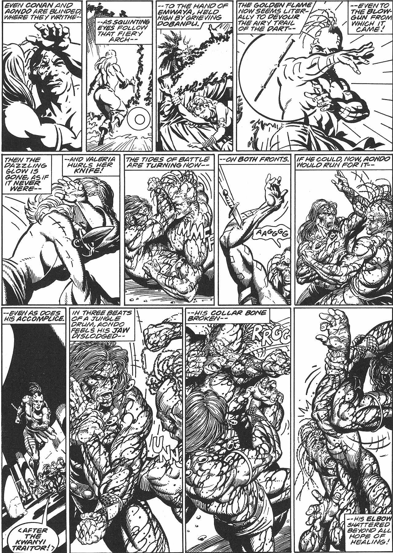 Read online The Savage Sword Of Conan comic -  Issue #213 - 22