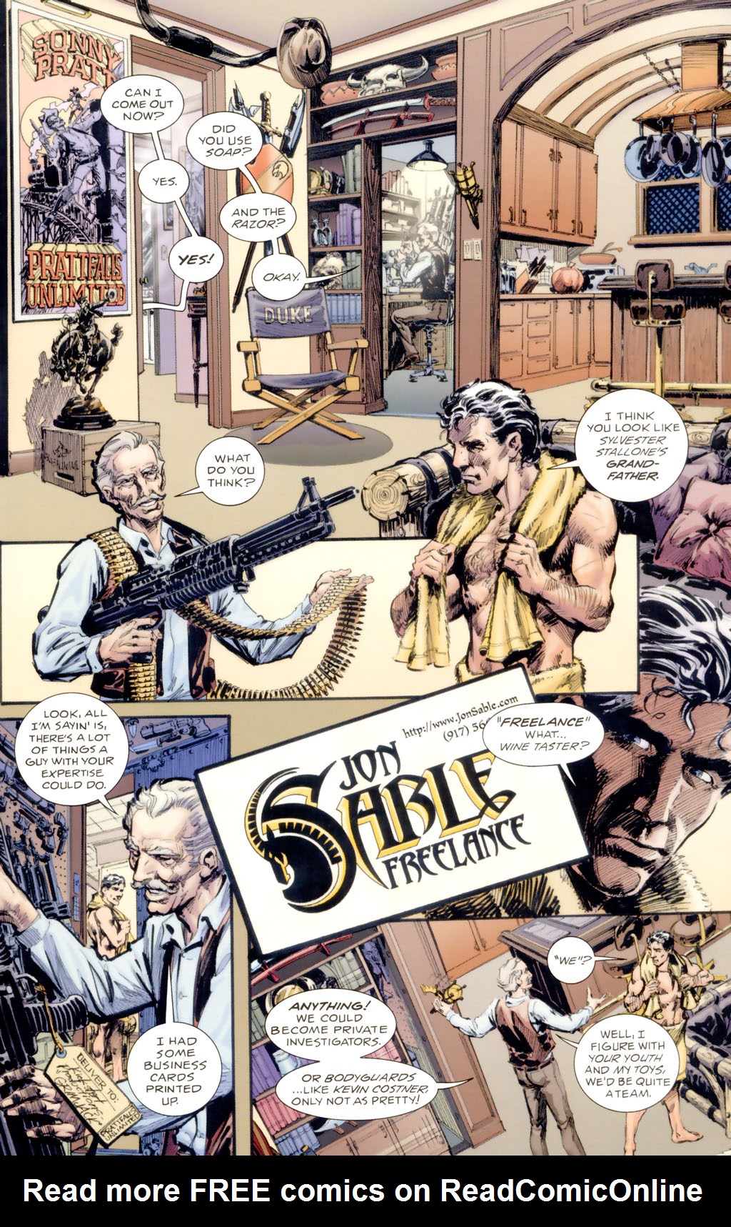 Read online Jon Sable, Freelance: Bloodtrail comic -  Issue #1 - 16
