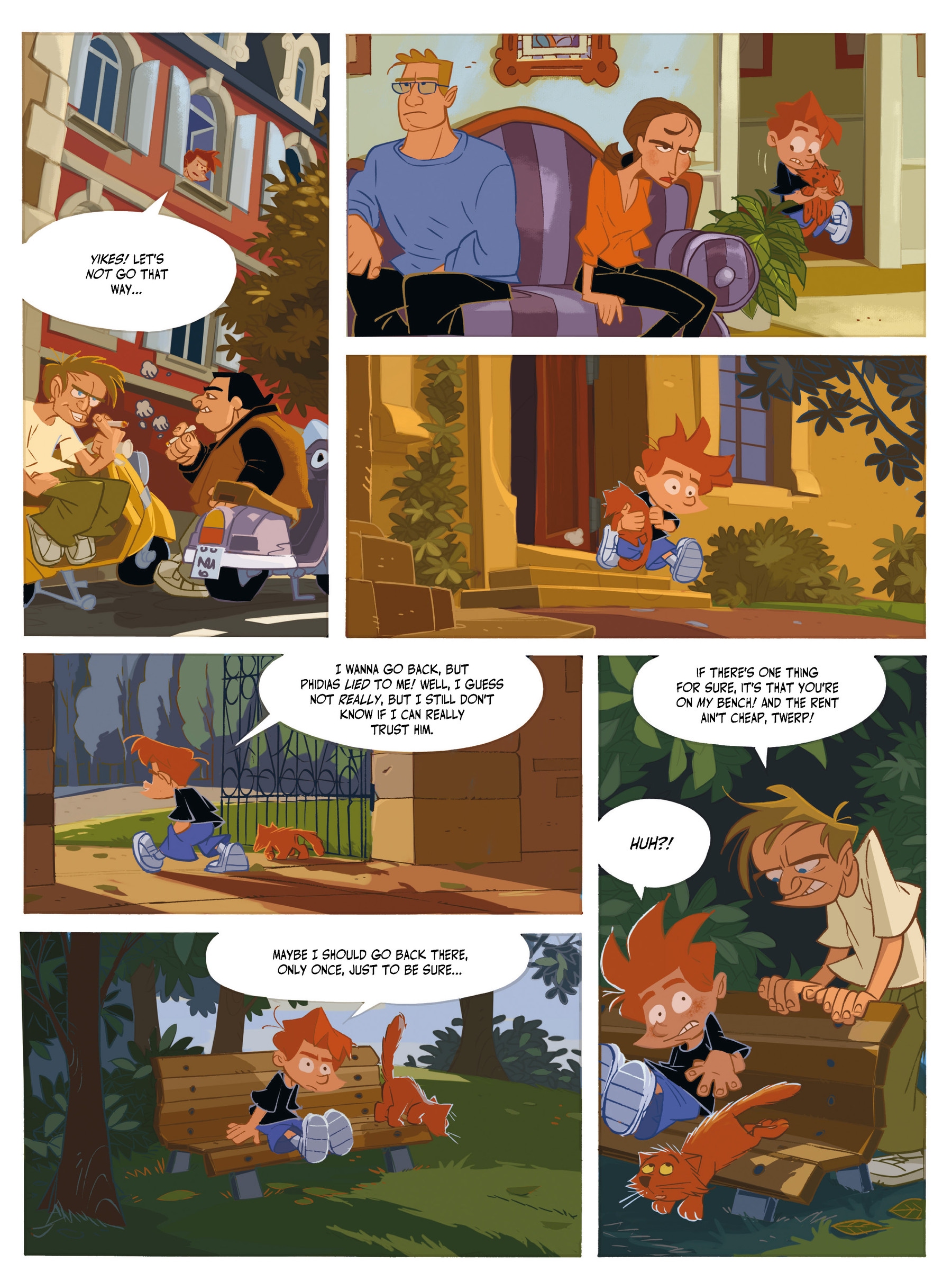 Read online Gregory and the Gargoyles comic -  Issue #3 - 10