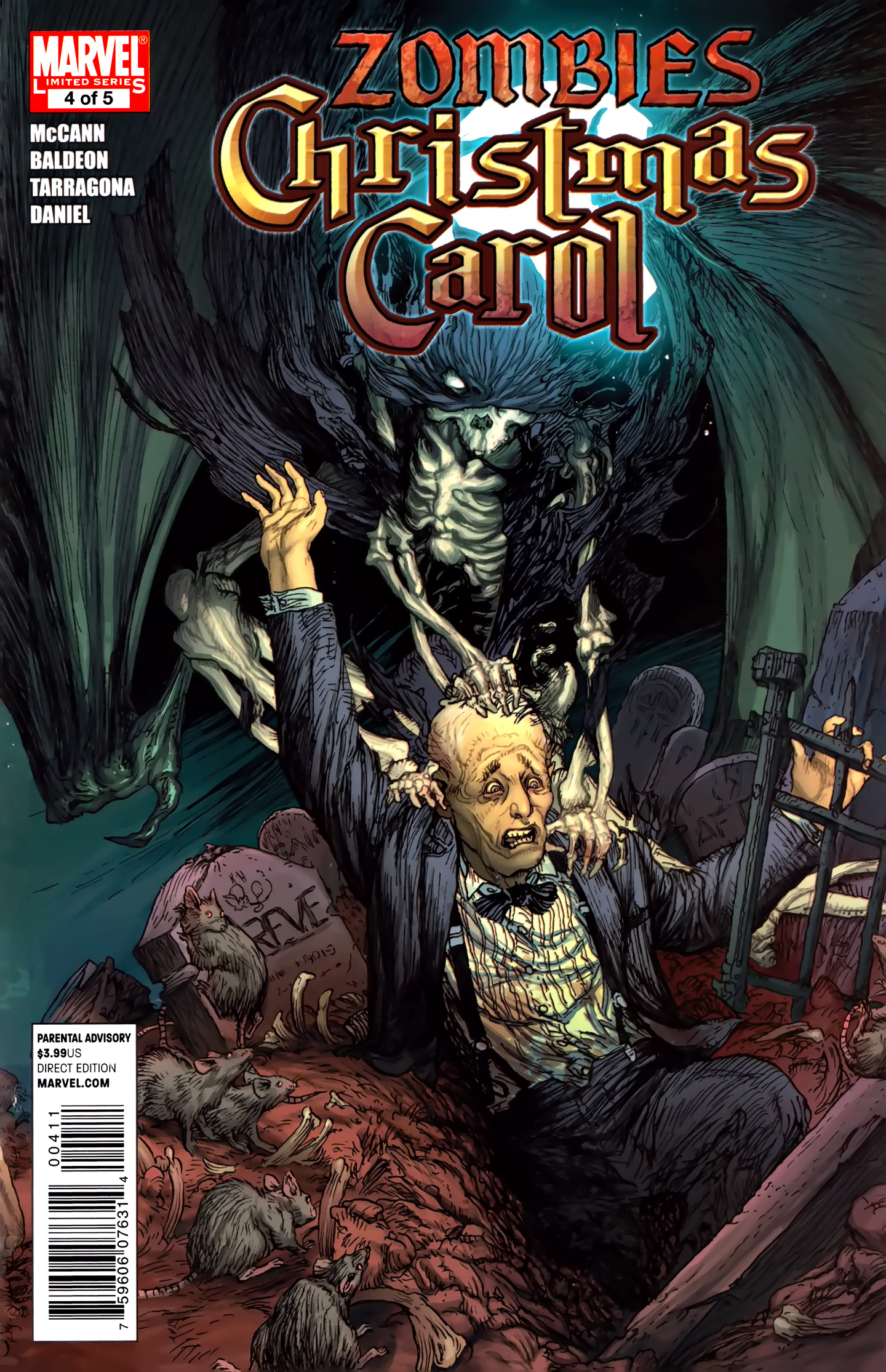 Read online Zombies Christmas Carol comic -  Issue #4 - 1