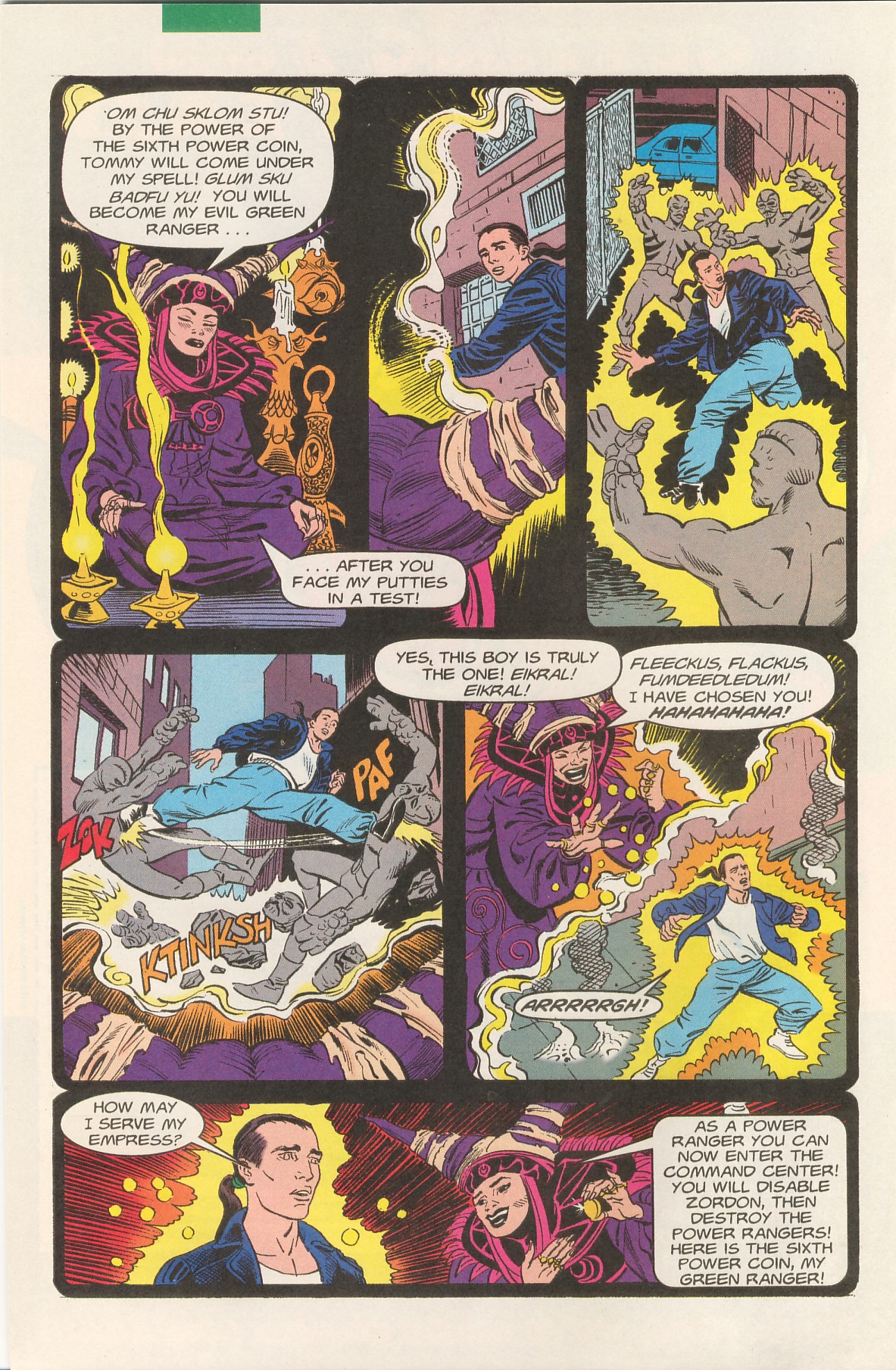 Read online Mighty Morphin Power Rangers Saga comic -  Issue #1 - 24