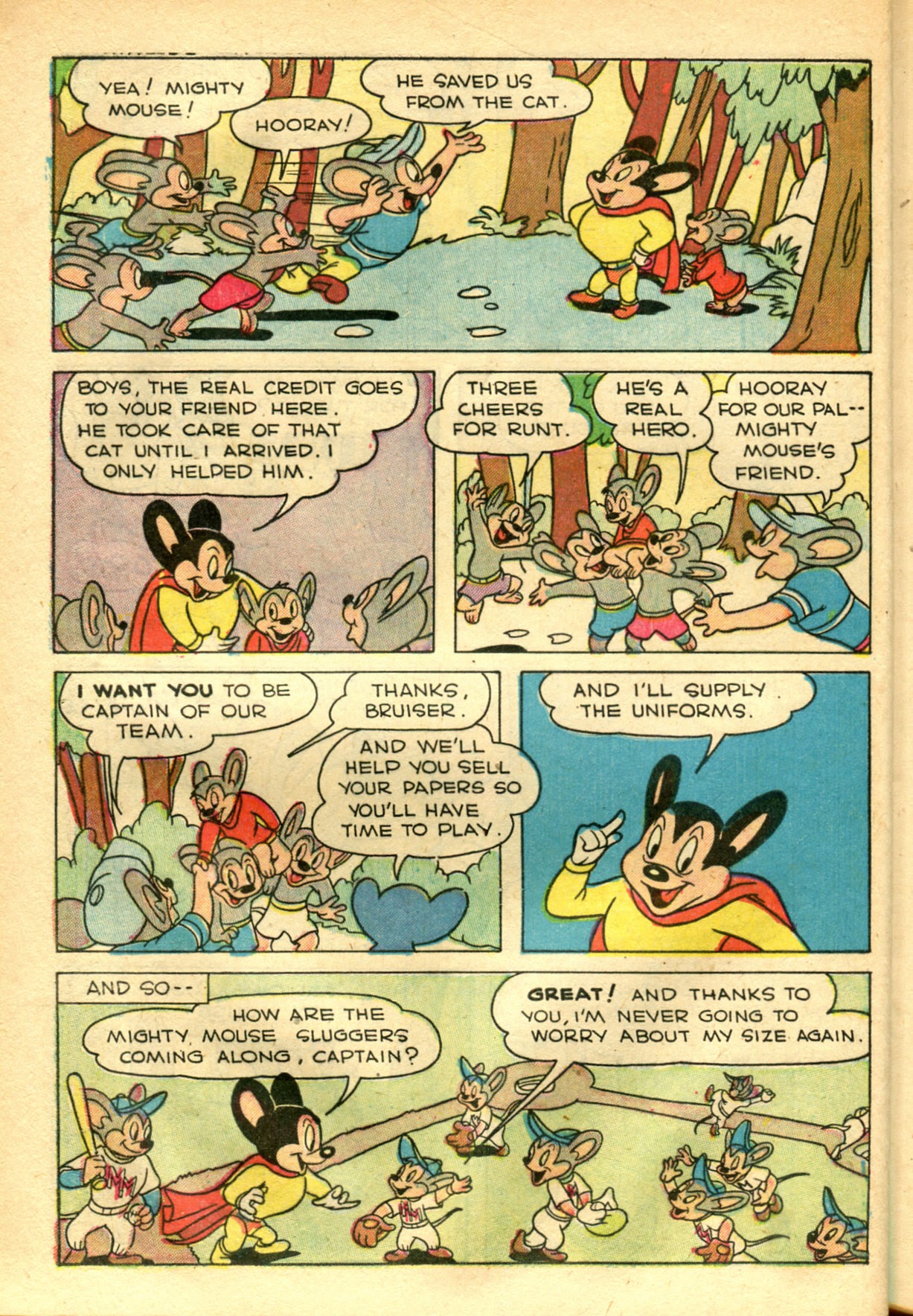 Read online Paul Terry's Mighty Mouse Comics comic -  Issue #14 - 31