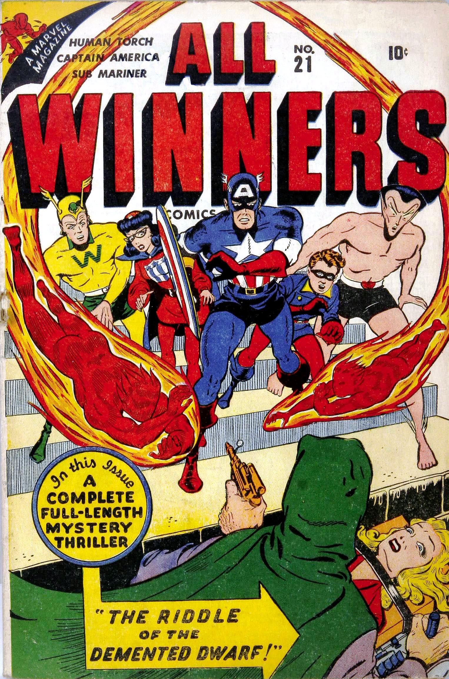 Read online All-Winners Comics comic -  Issue #21 - 1
