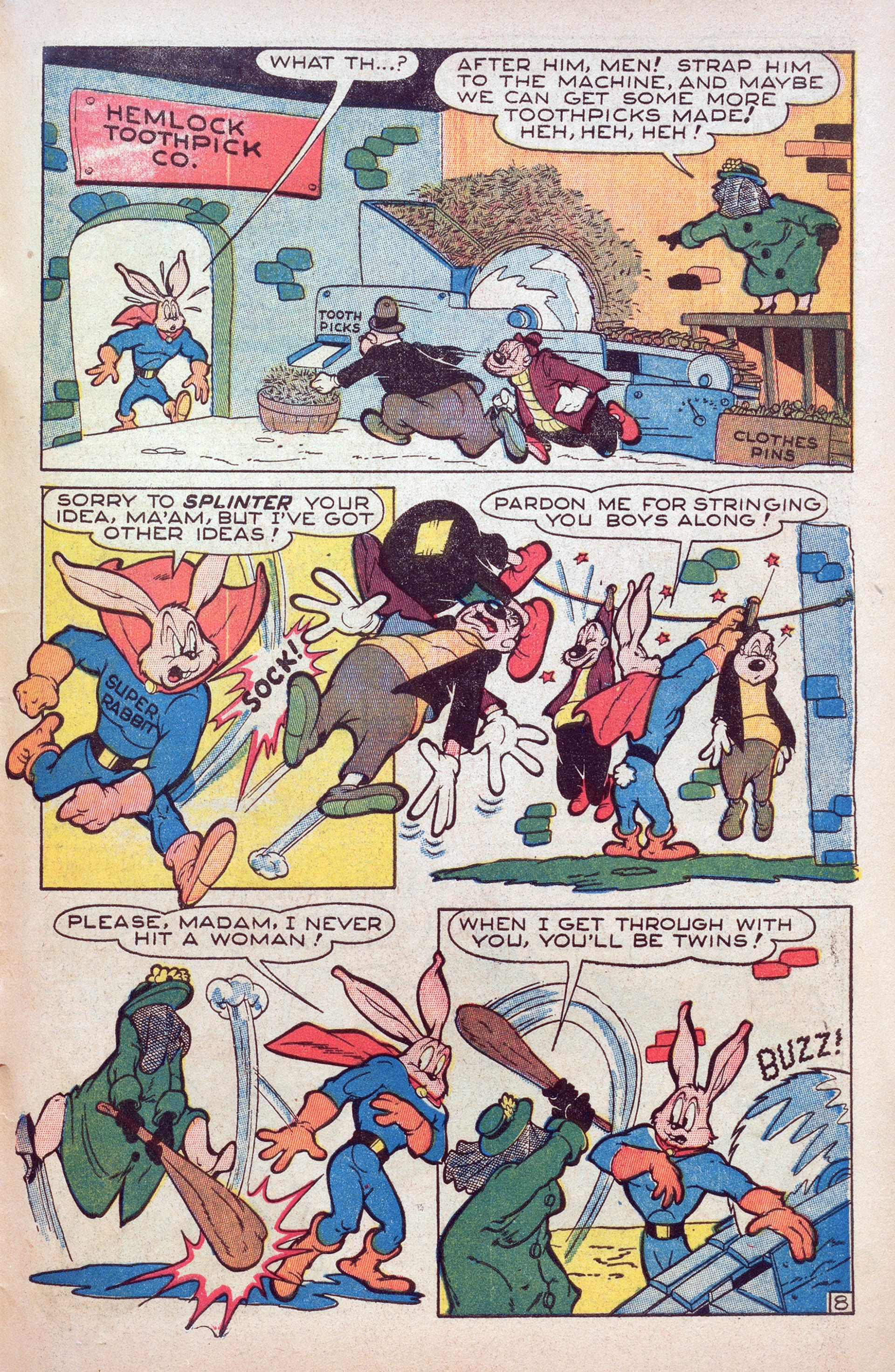 Read online Super Rabbit comic -  Issue #11 - 29