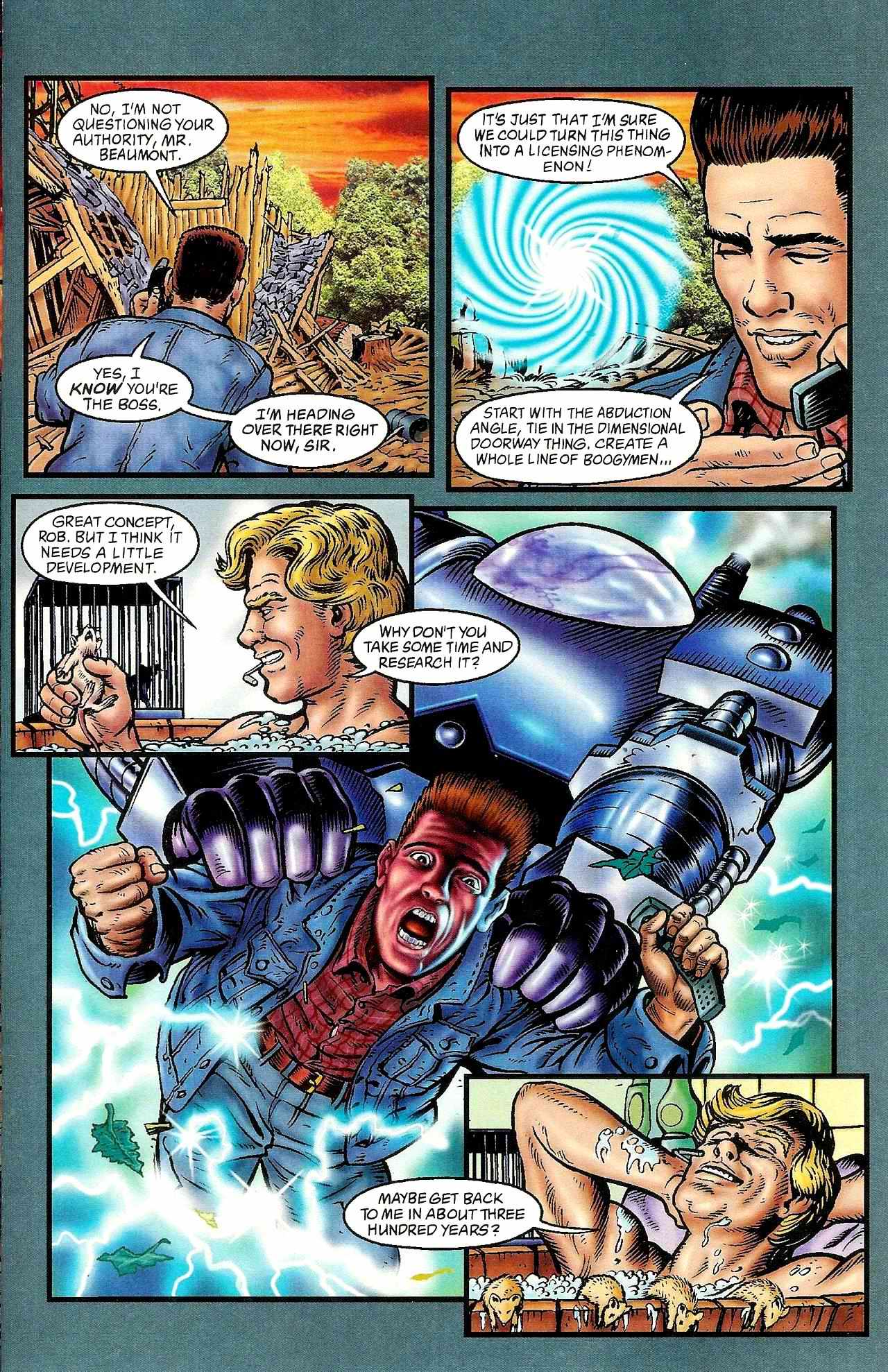 Read online Neil Gaiman's Teknophage comic -  Issue #1 - 12