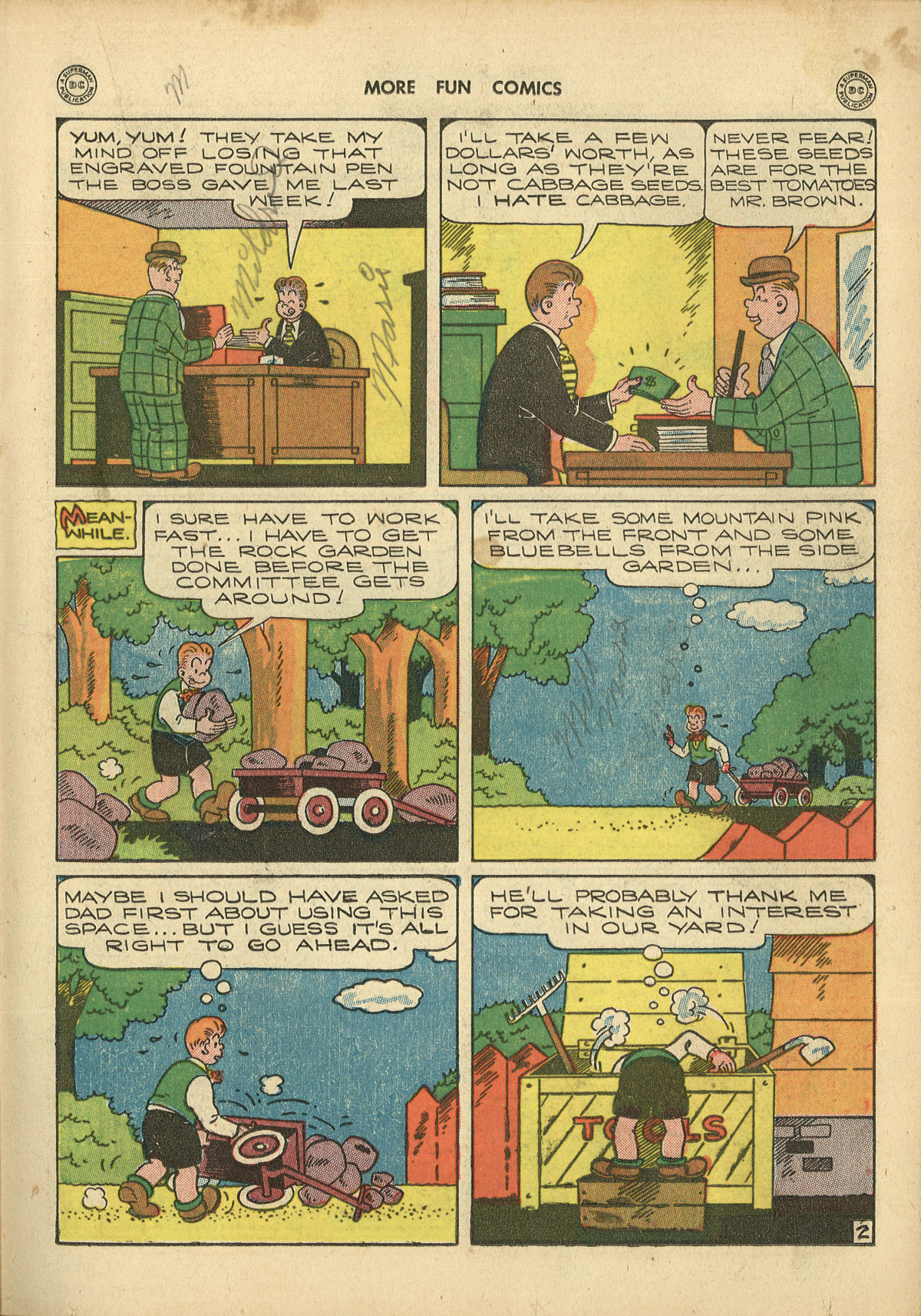 Read online More Fun Comics comic -  Issue #119 - 29