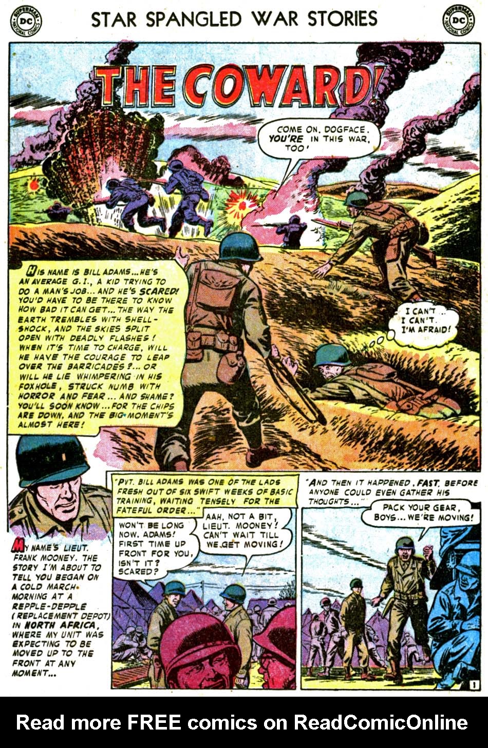 Read online Star Spangled War Stories (1952) comic -  Issue #1 - 13