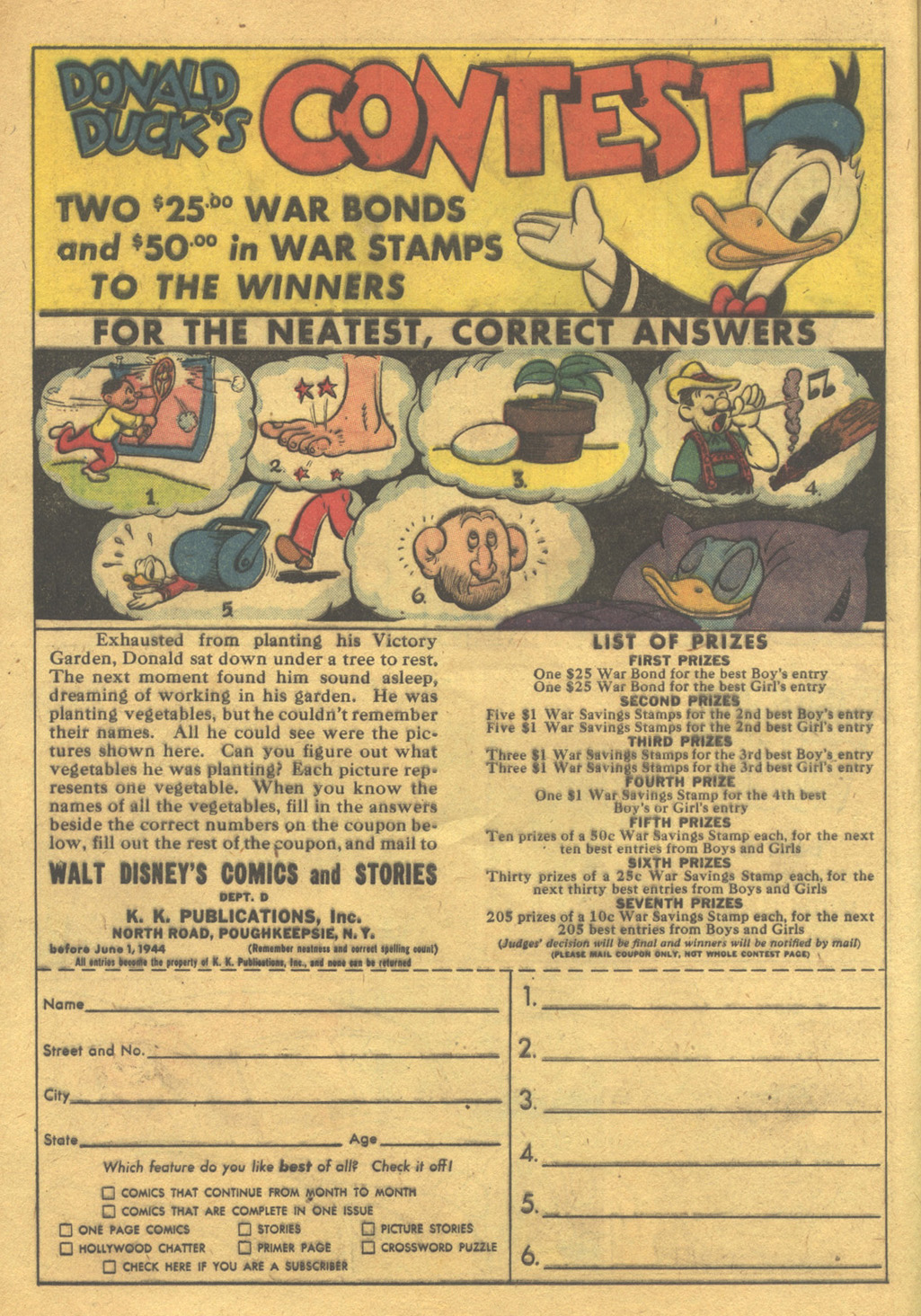 Read online Walt Disney's Comics and Stories comic -  Issue #44 - 42