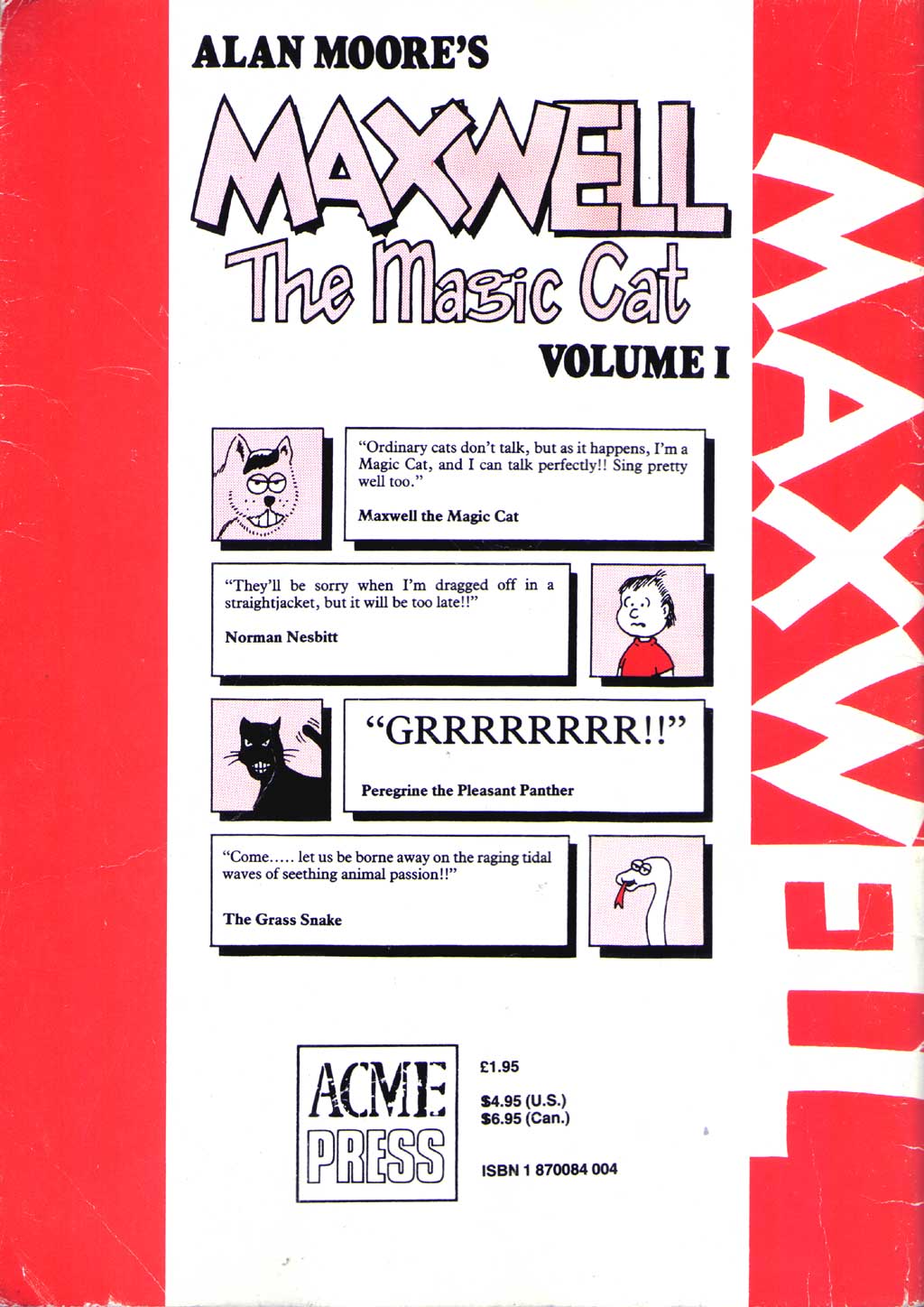 Read online Alan Moore's Maxwell the Magic Cat comic -  Issue #1 - 32