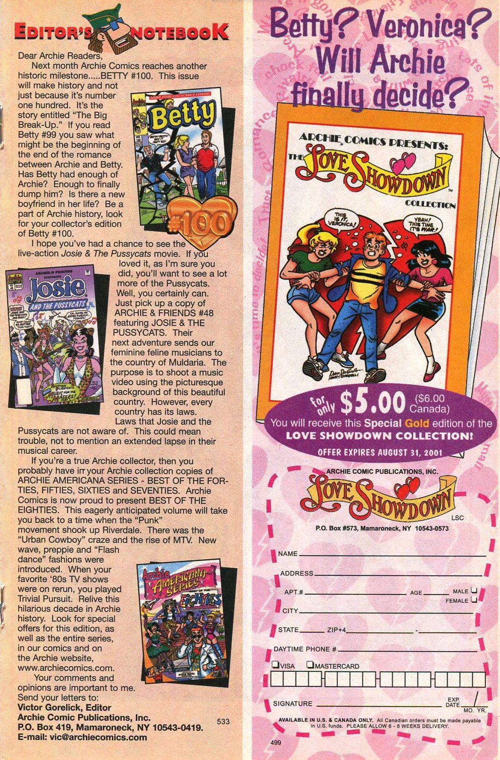 Read online Veronica comic -  Issue #113 - 19