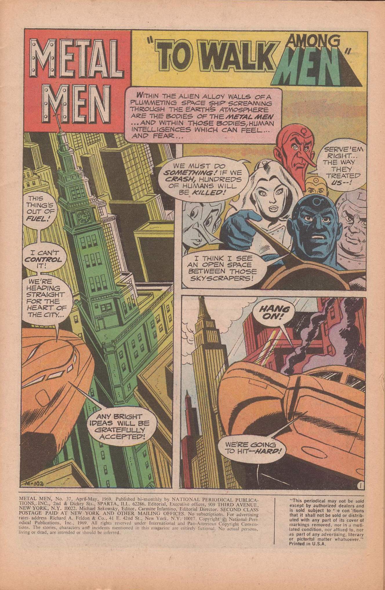 Read online Metal Men (1963) comic -  Issue #37 - 3