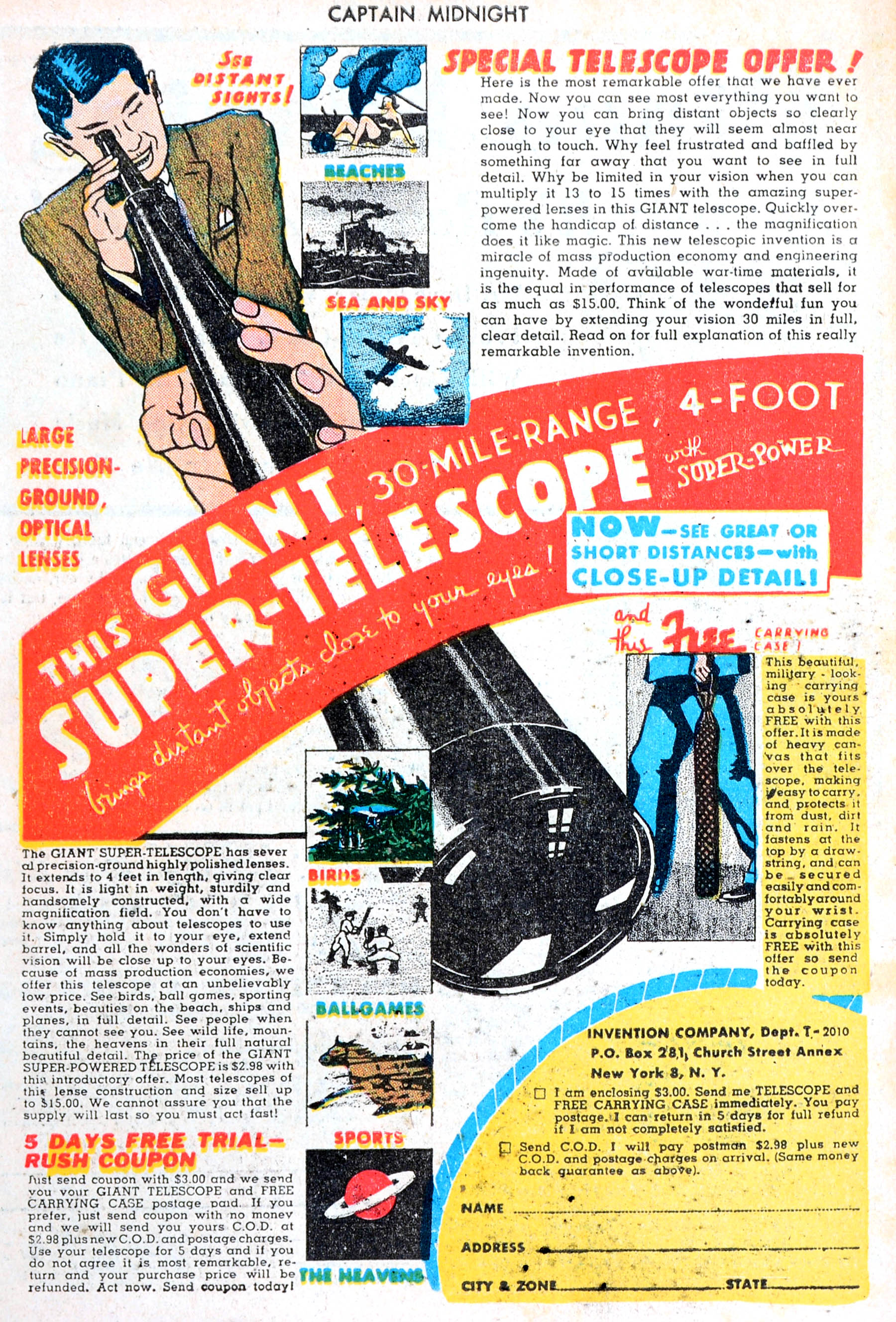 Read online Captain Midnight (1942) comic -  Issue #25 - 34
