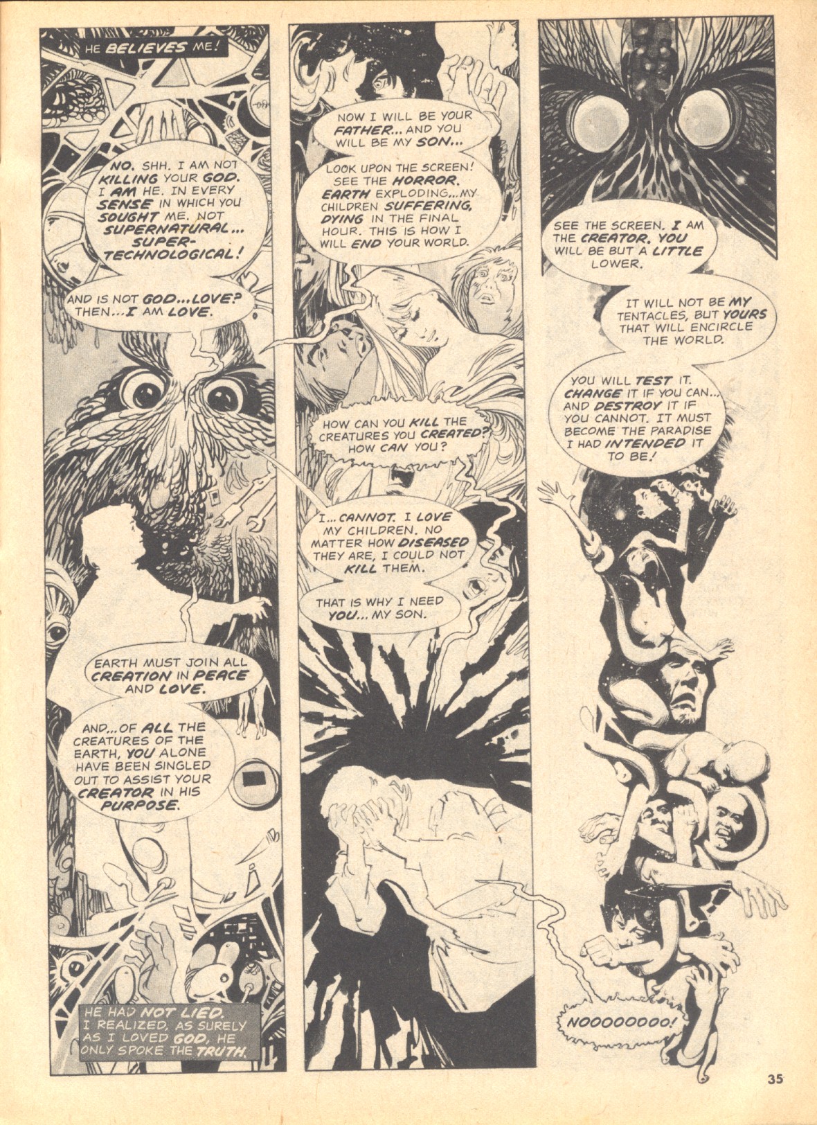 Read online Creepy (1964) comic -  Issue #71 - 34
