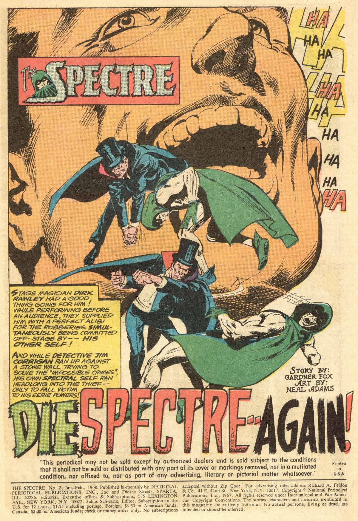 Read online The Spectre (1967) comic -  Issue #2 - 3