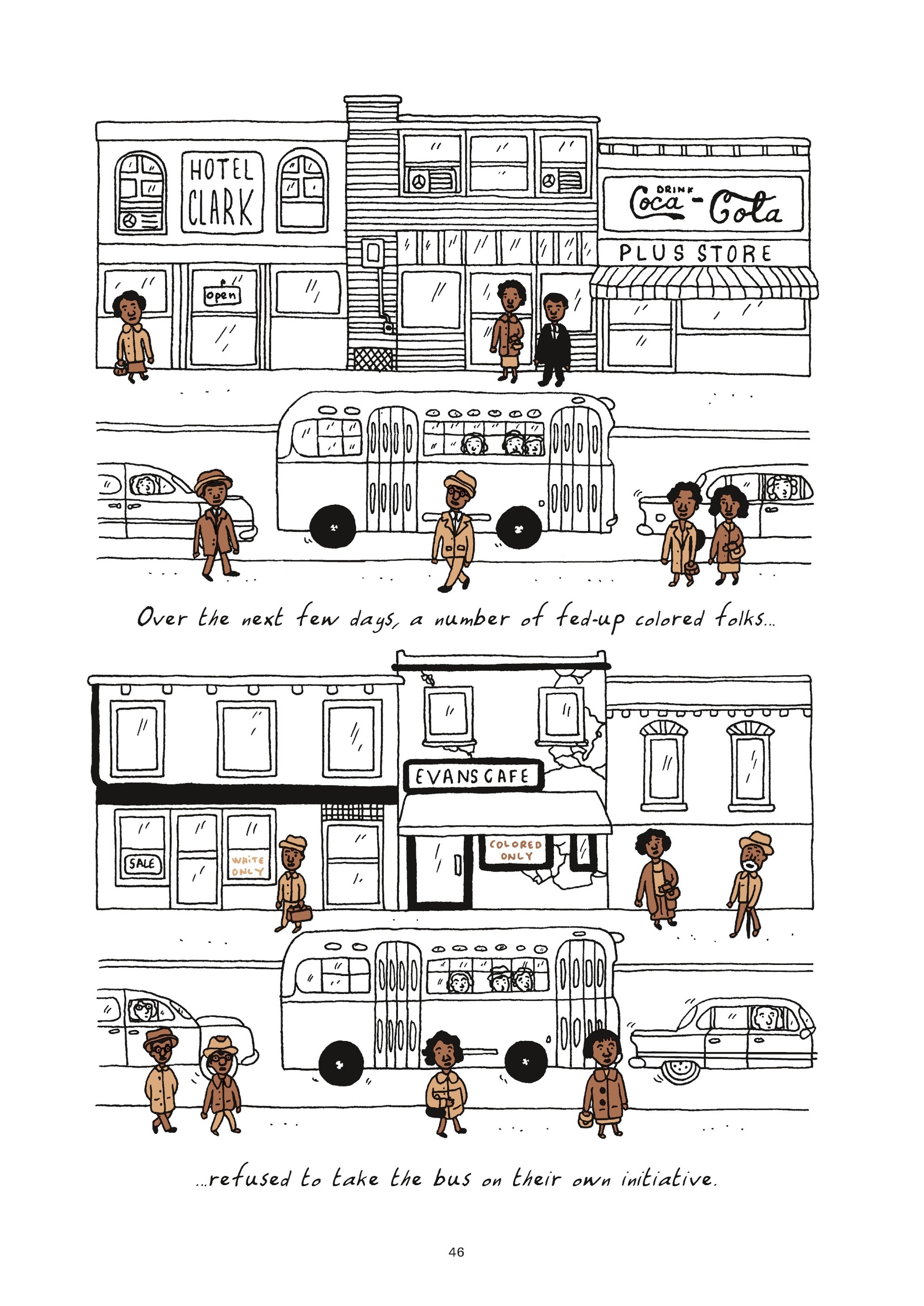 Read online Colored: The Unsung Life of Claudette Colvin comic -  Issue # TPB - 46