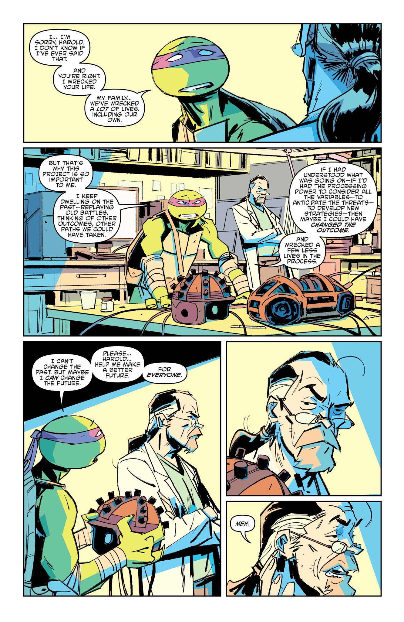 Read online Teenage Mutant Ninja Turtles: Macro-Series comic -  Issue #1 - 10